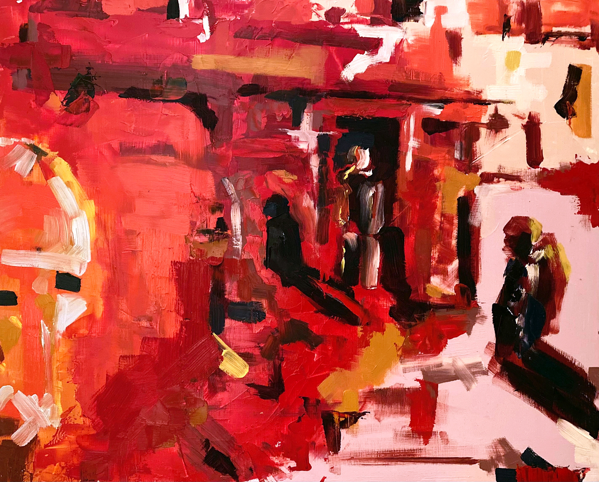 Fried Egg, 2022 | Oil on Masonite, 30" x 24"