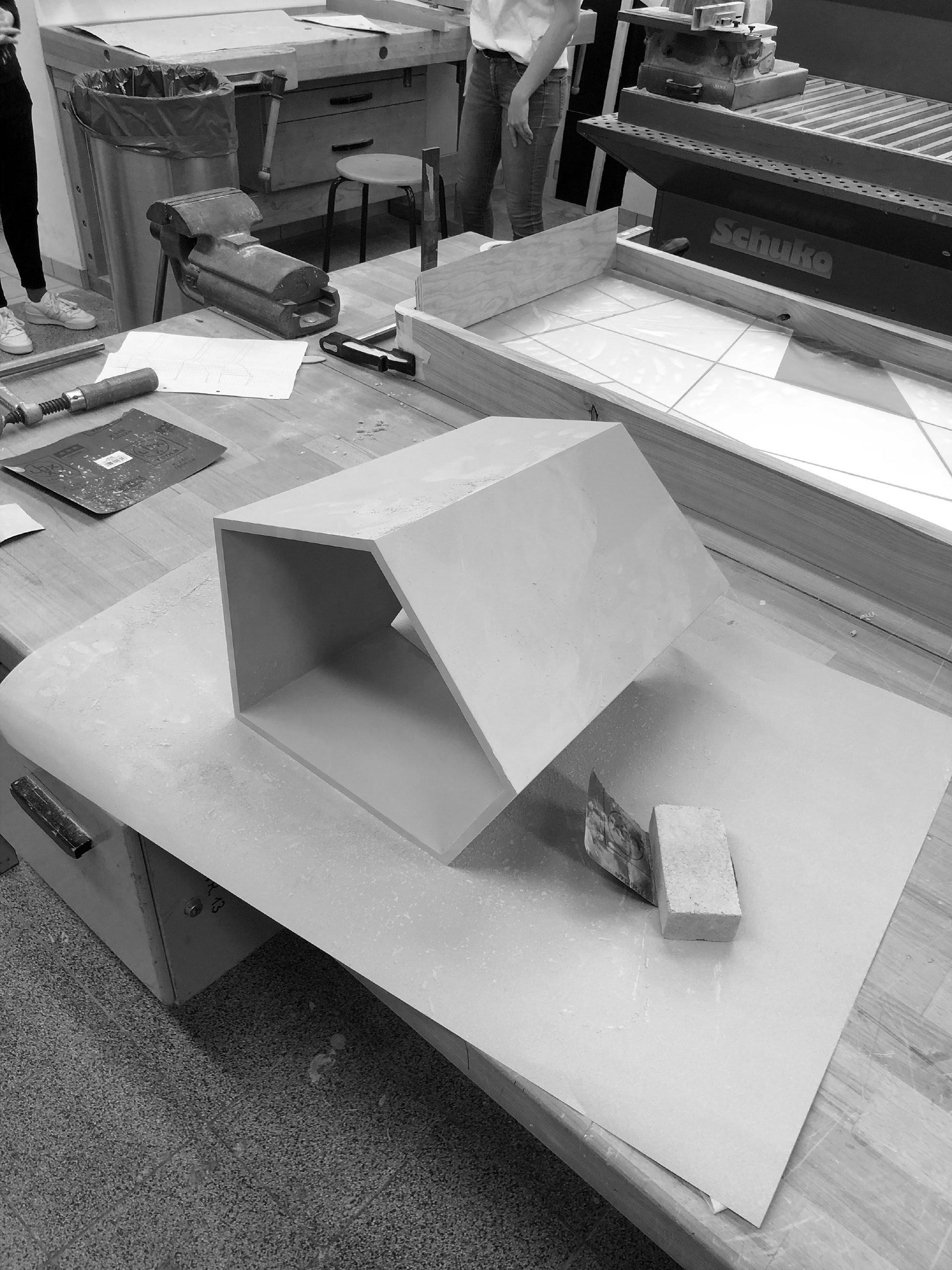 finishing up the 3d printed parts