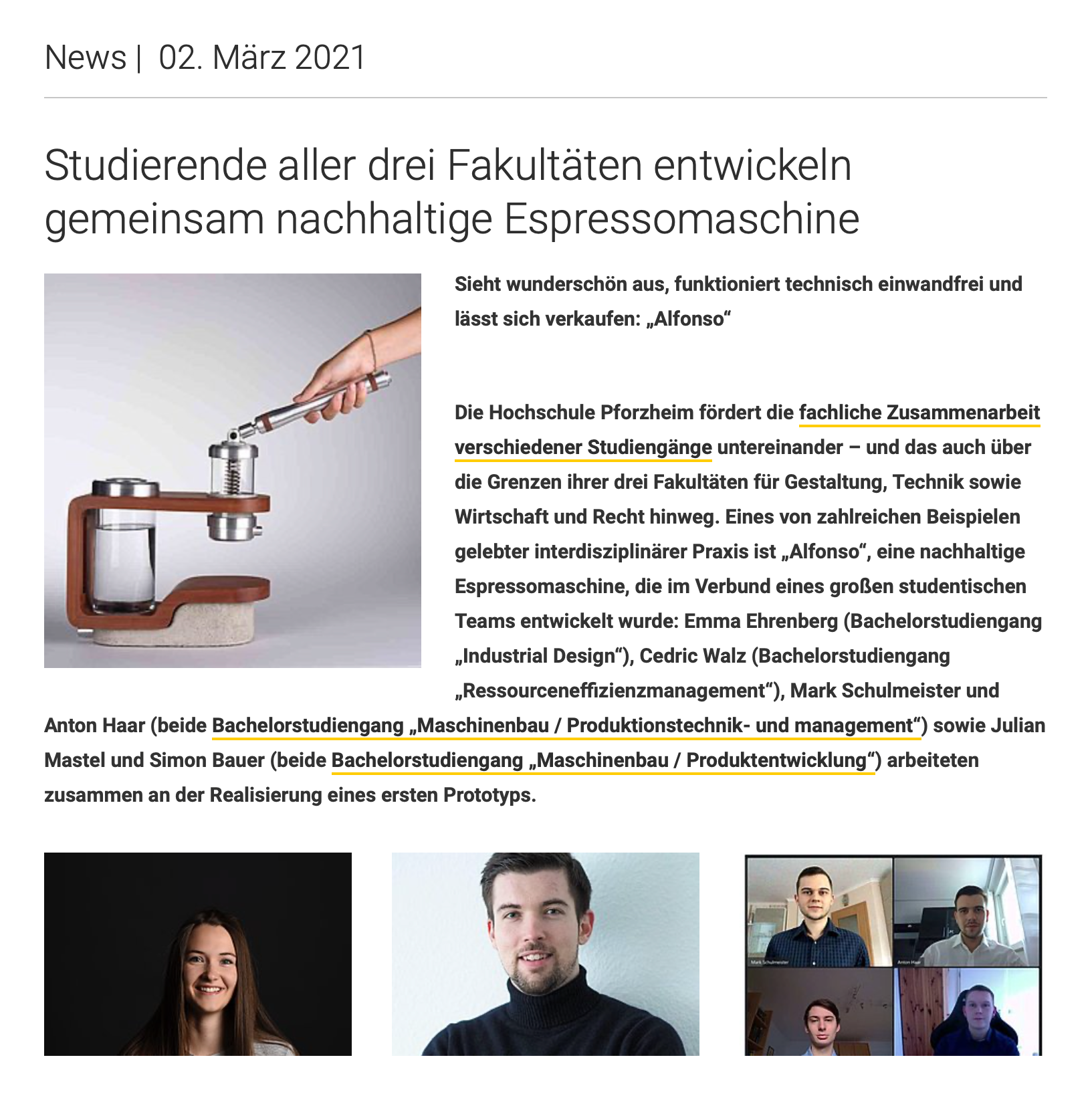 HS Pforzheim (02.03.21)