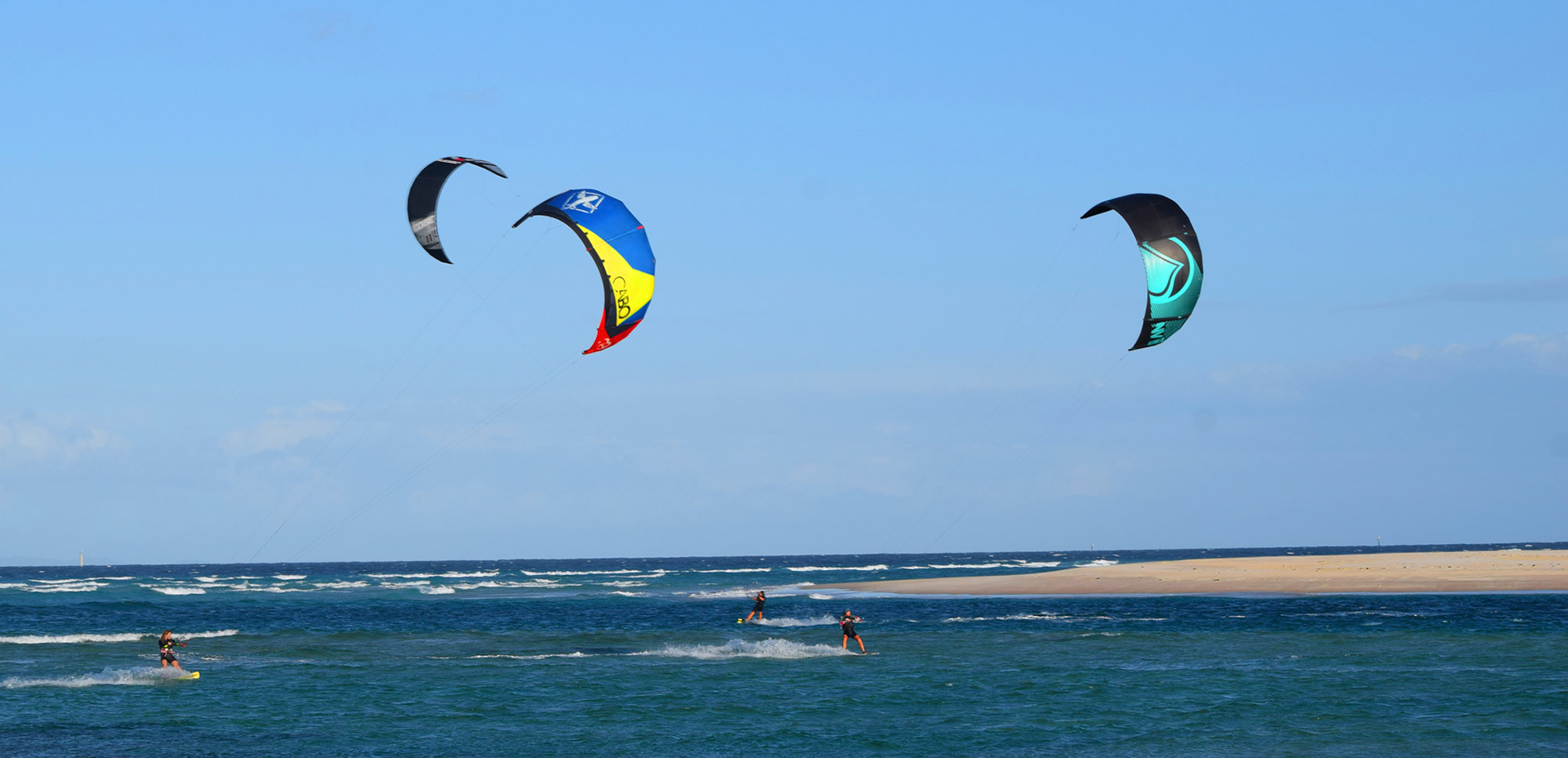 Kite surfing
