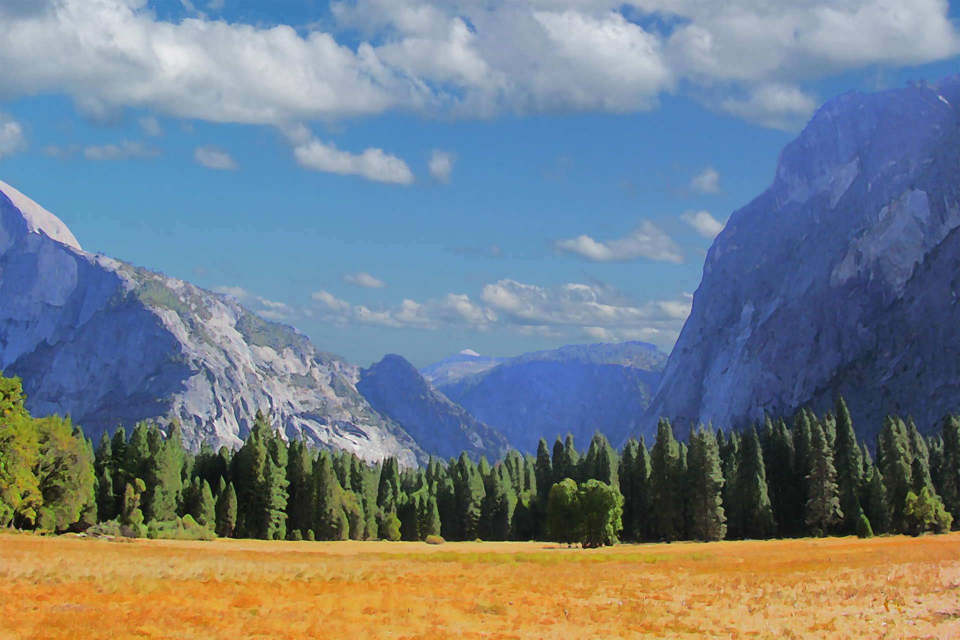 Ahwahnee Meadows View