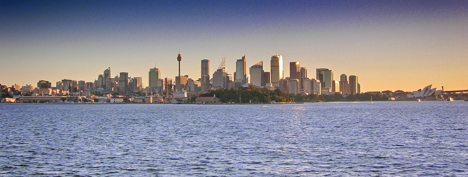 Sydney Skyline from Manly ferry