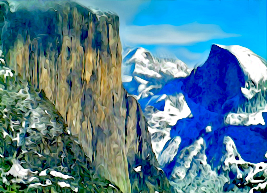 Winter Half Dome