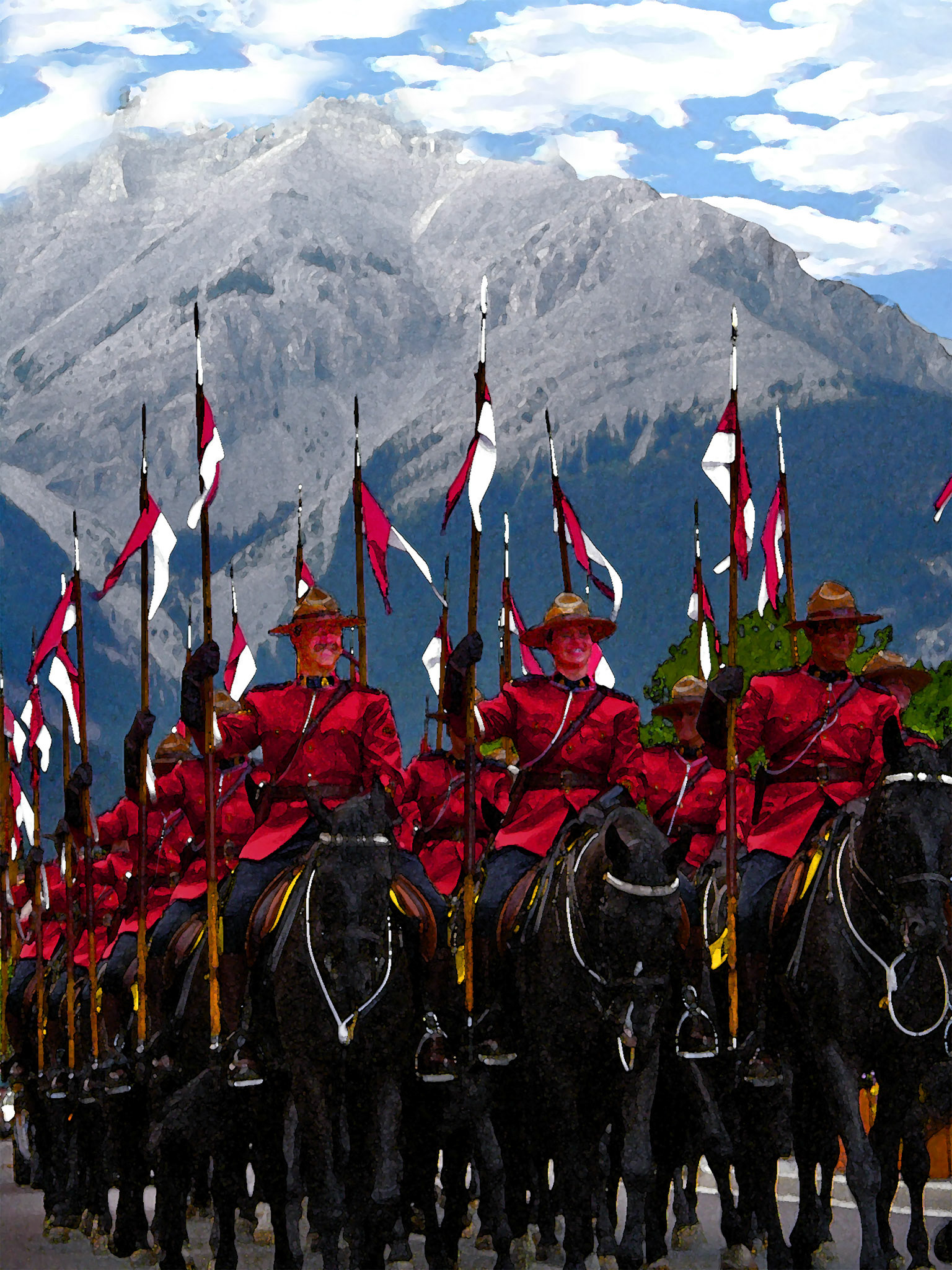 Mounties on Parade