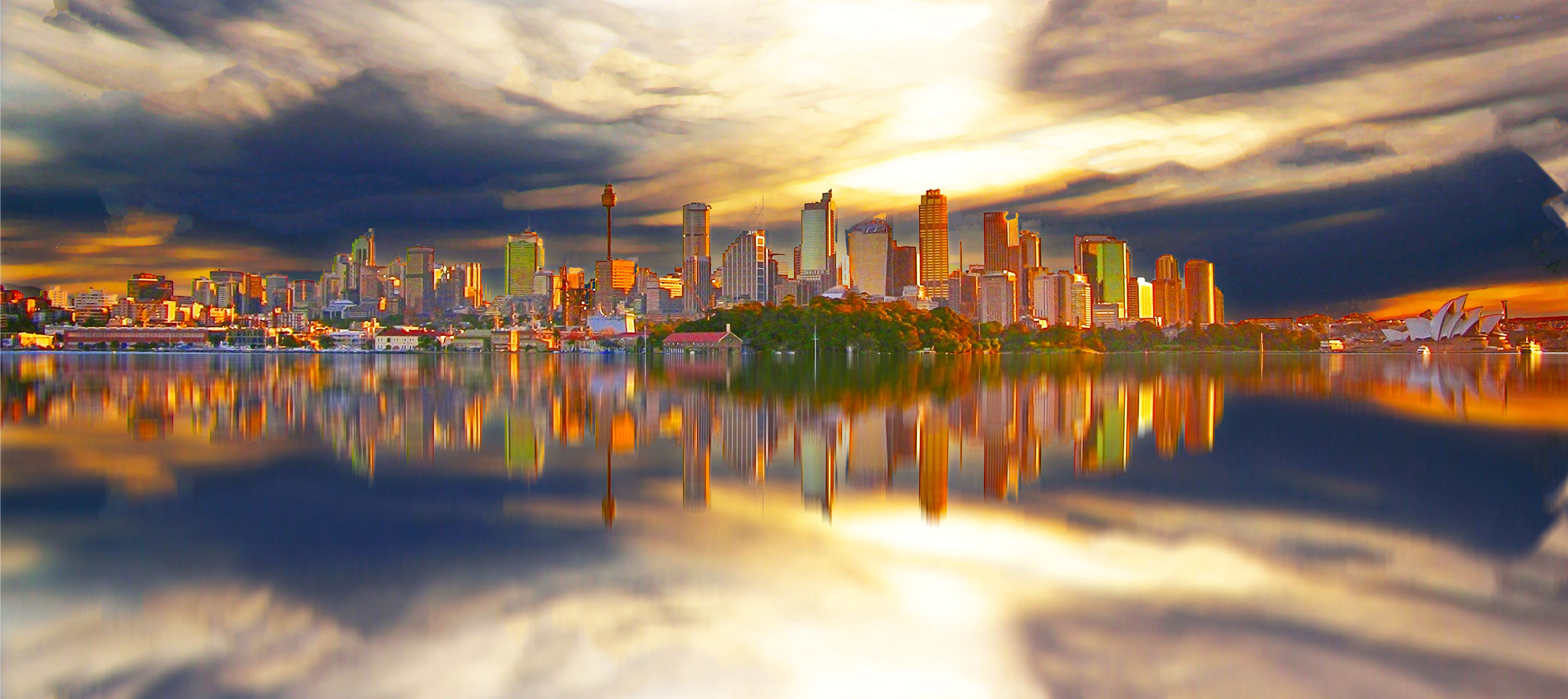 Sydney Stormy Skyline