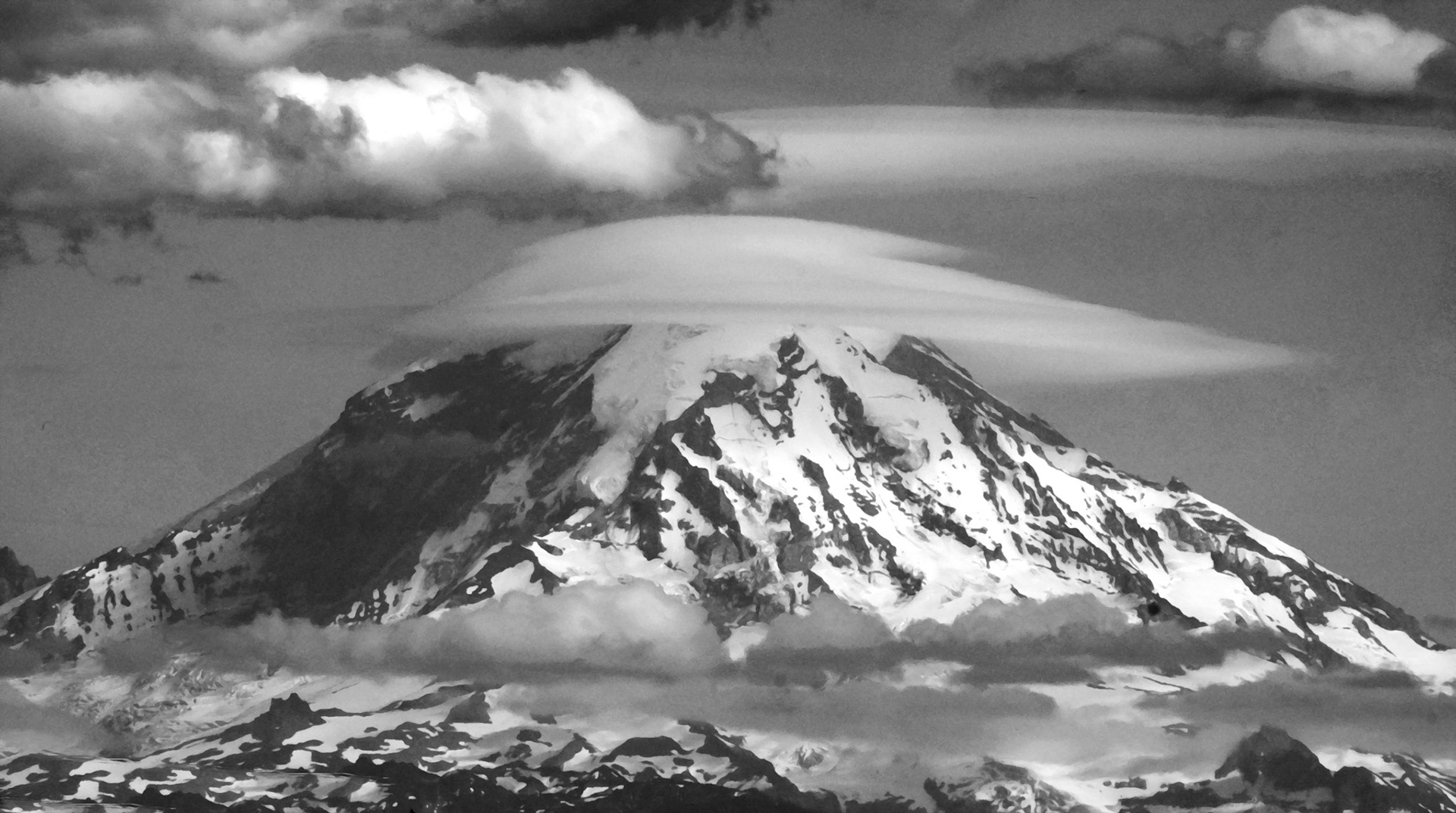Cloud Topped Rainier