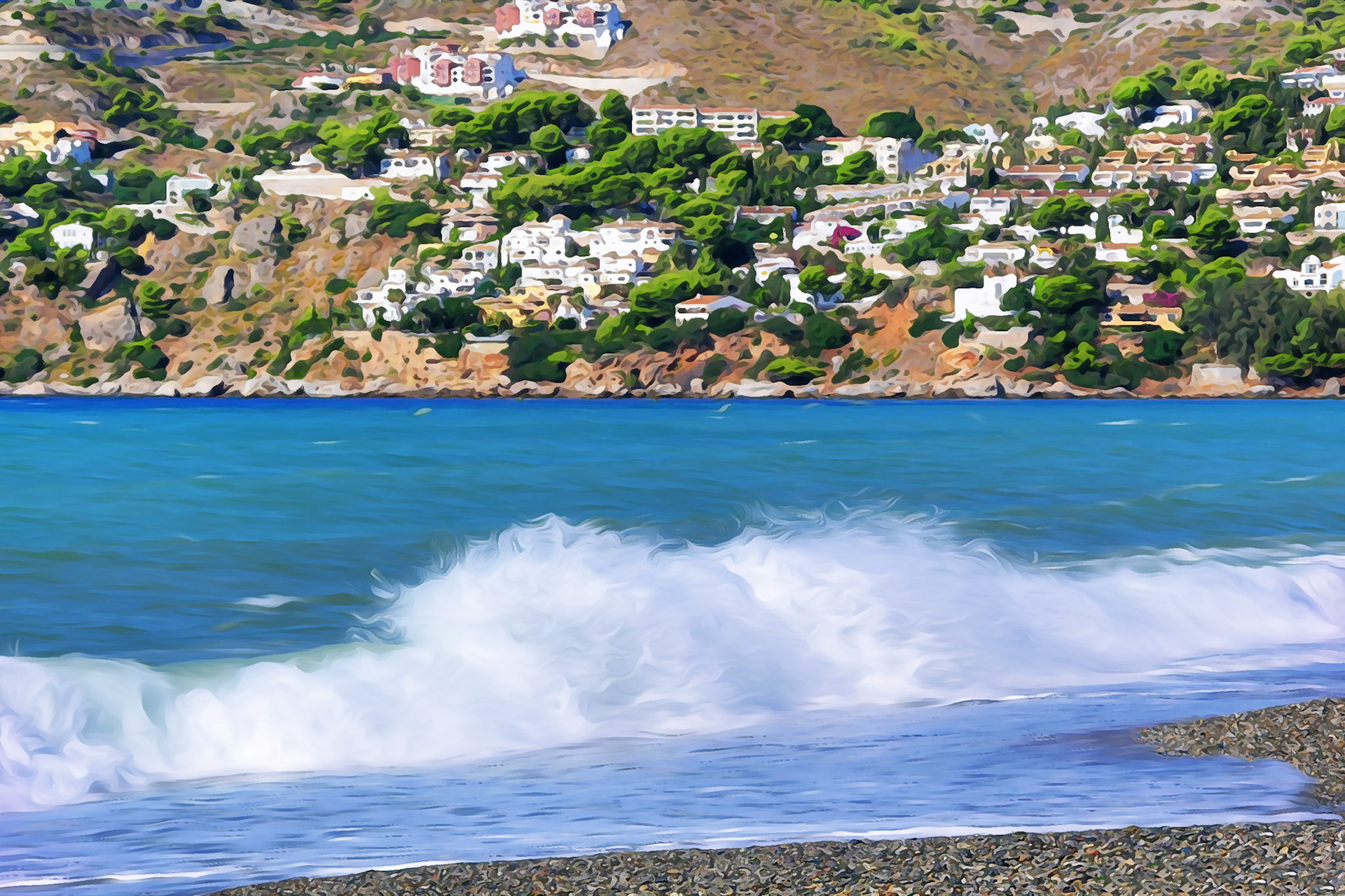 From Salobrena Beach