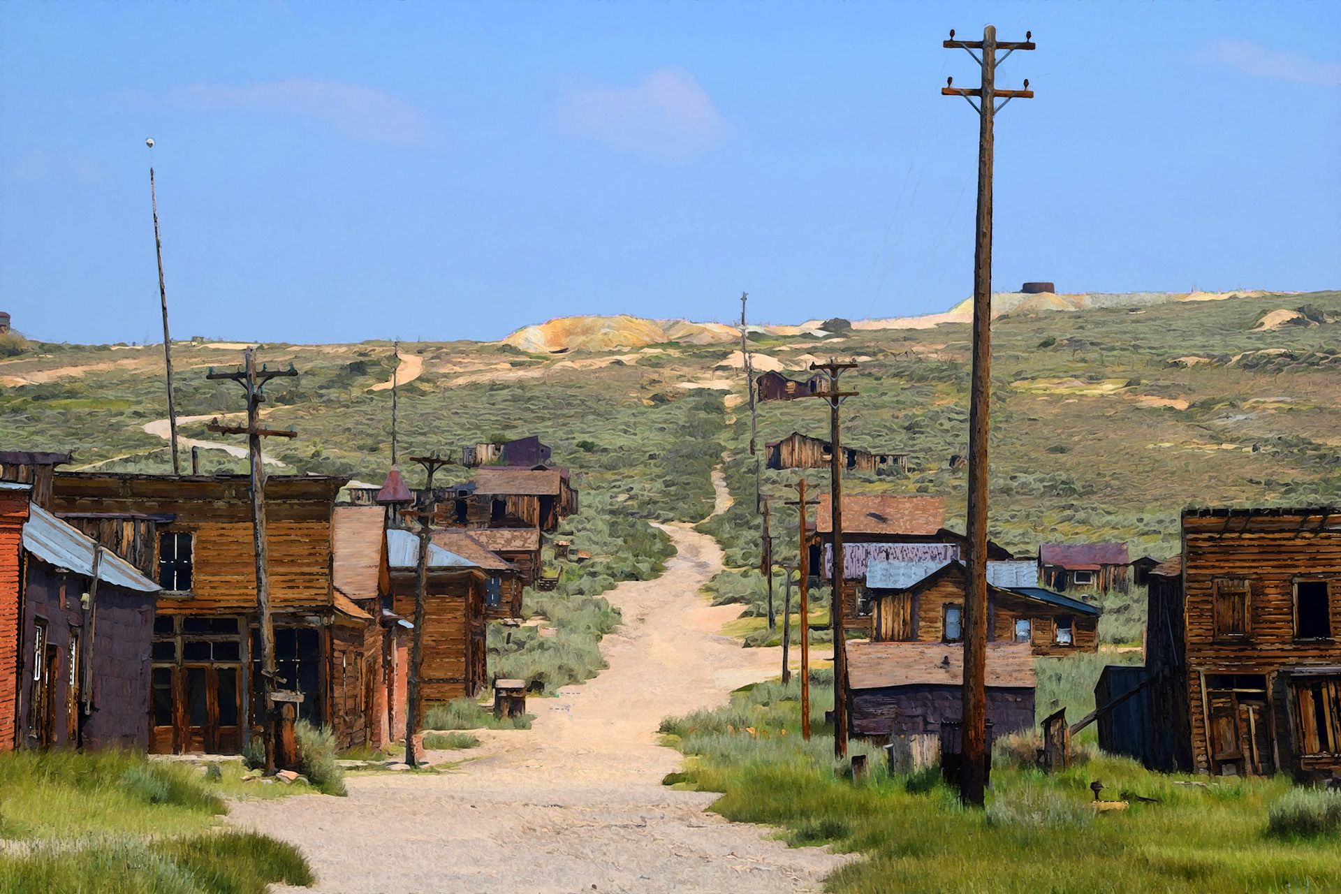 Main street, Bodie, CA, 1800's