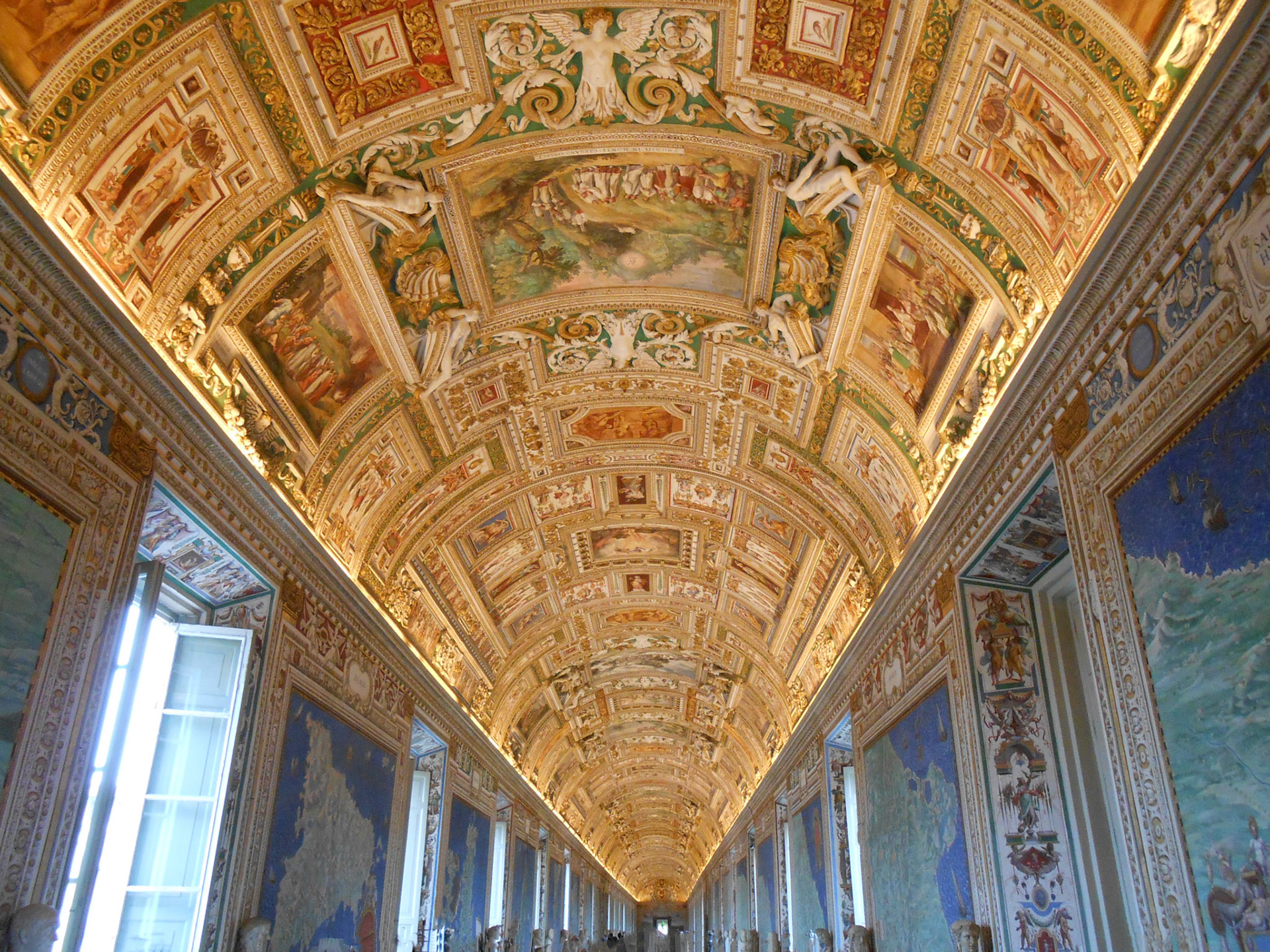 Ceilings make your neck ache.