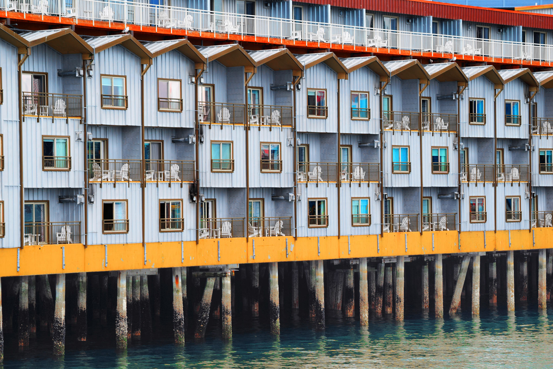 Shacks on stilts