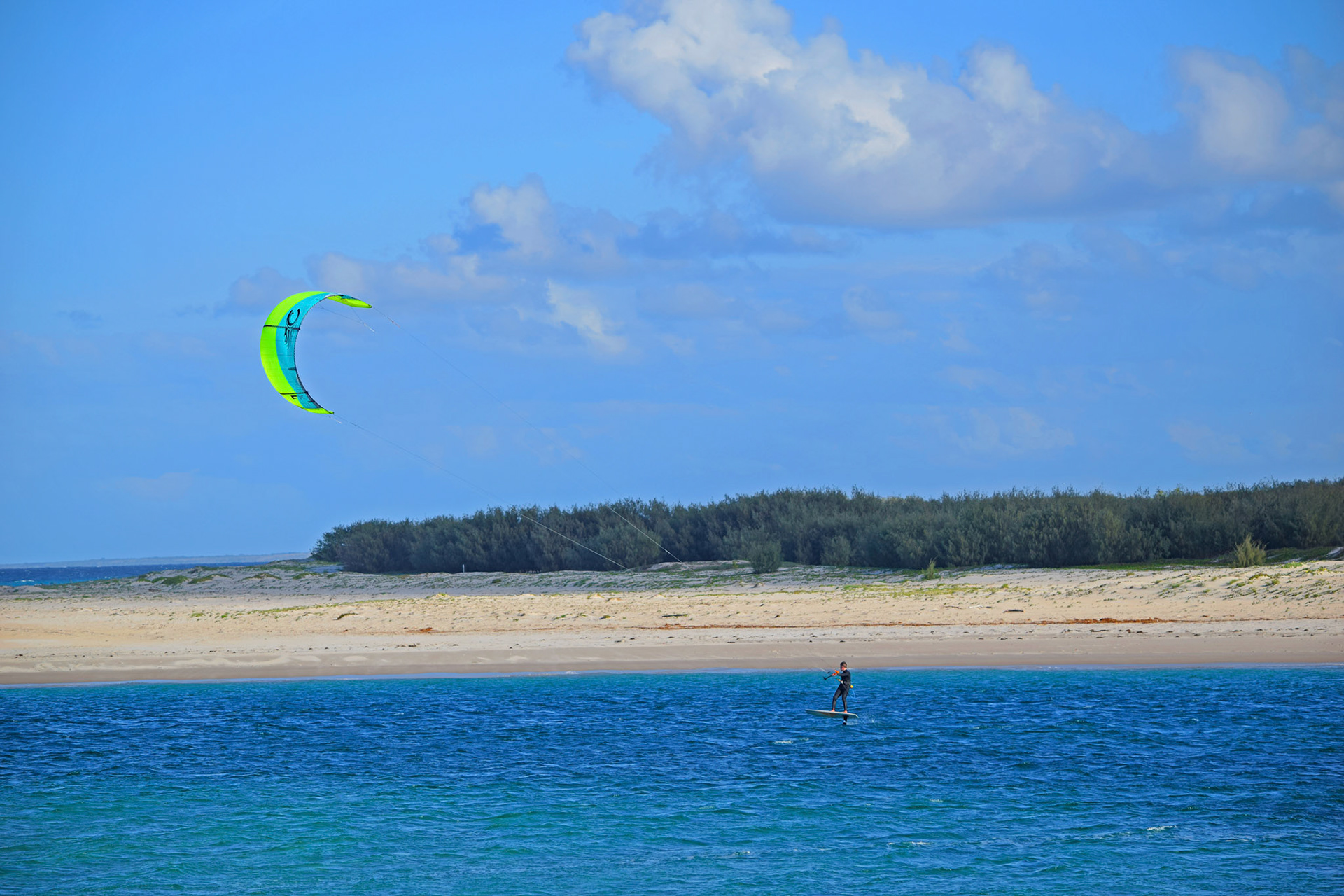 Kite surfing