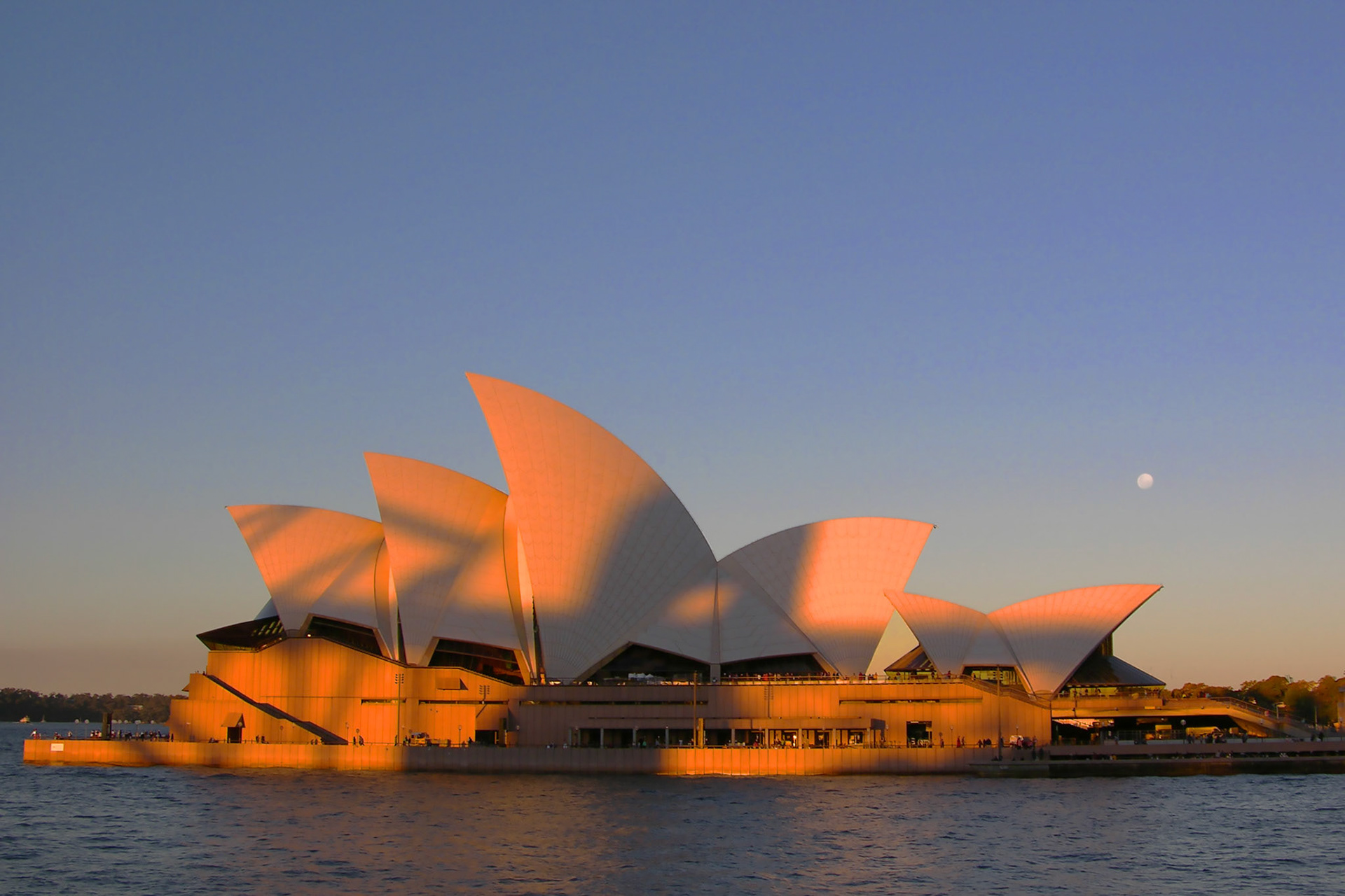 Sunset, Moonrise over the Opera House