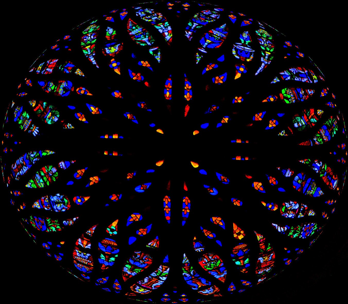 Circular Stained Window