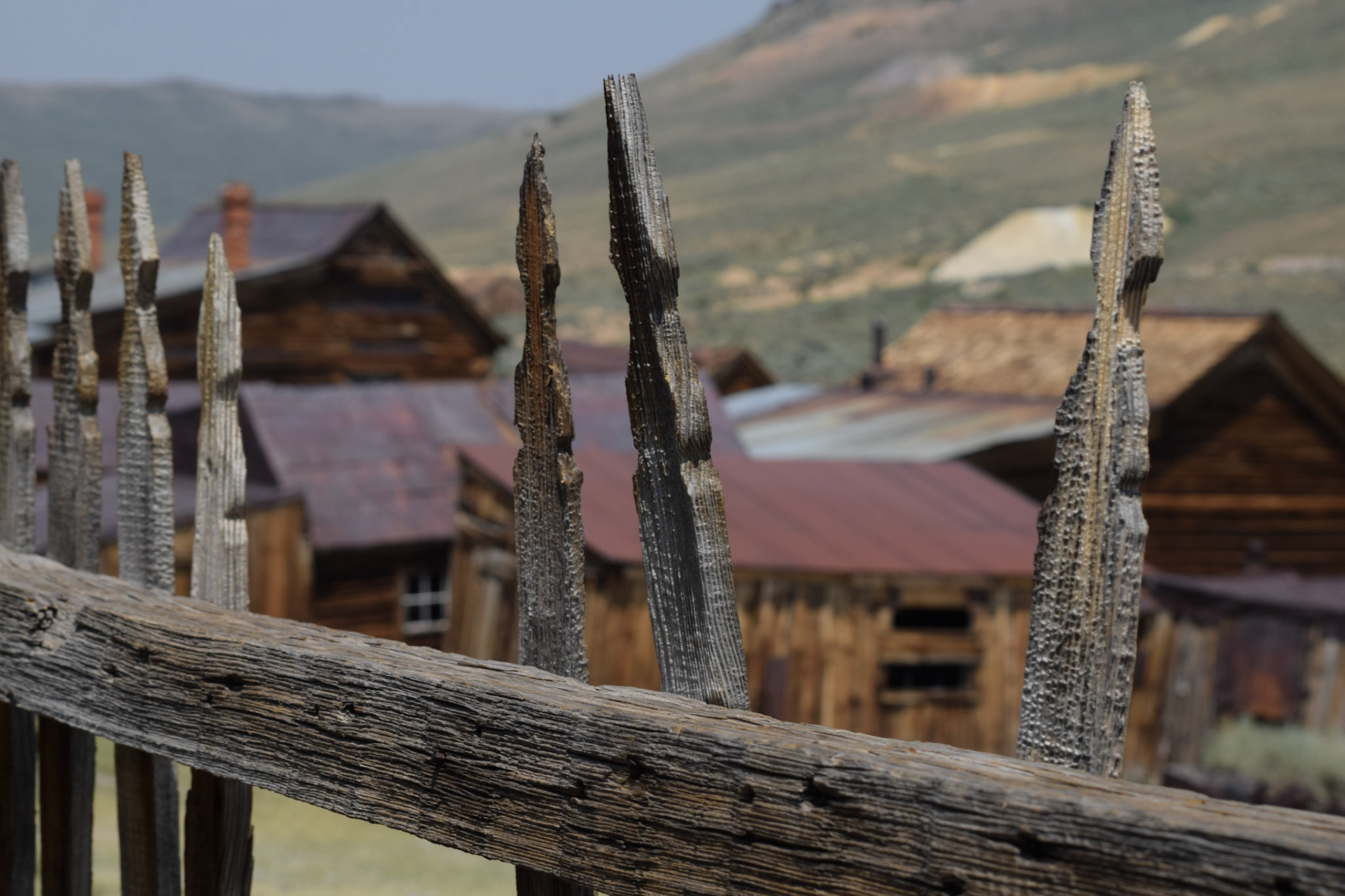 Old picket fence