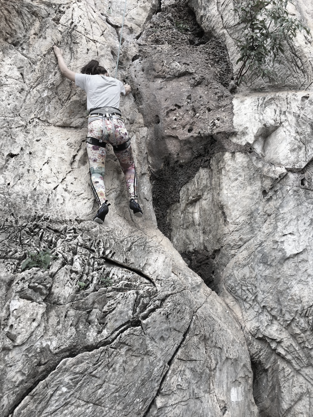 Learning rock climbing at KL