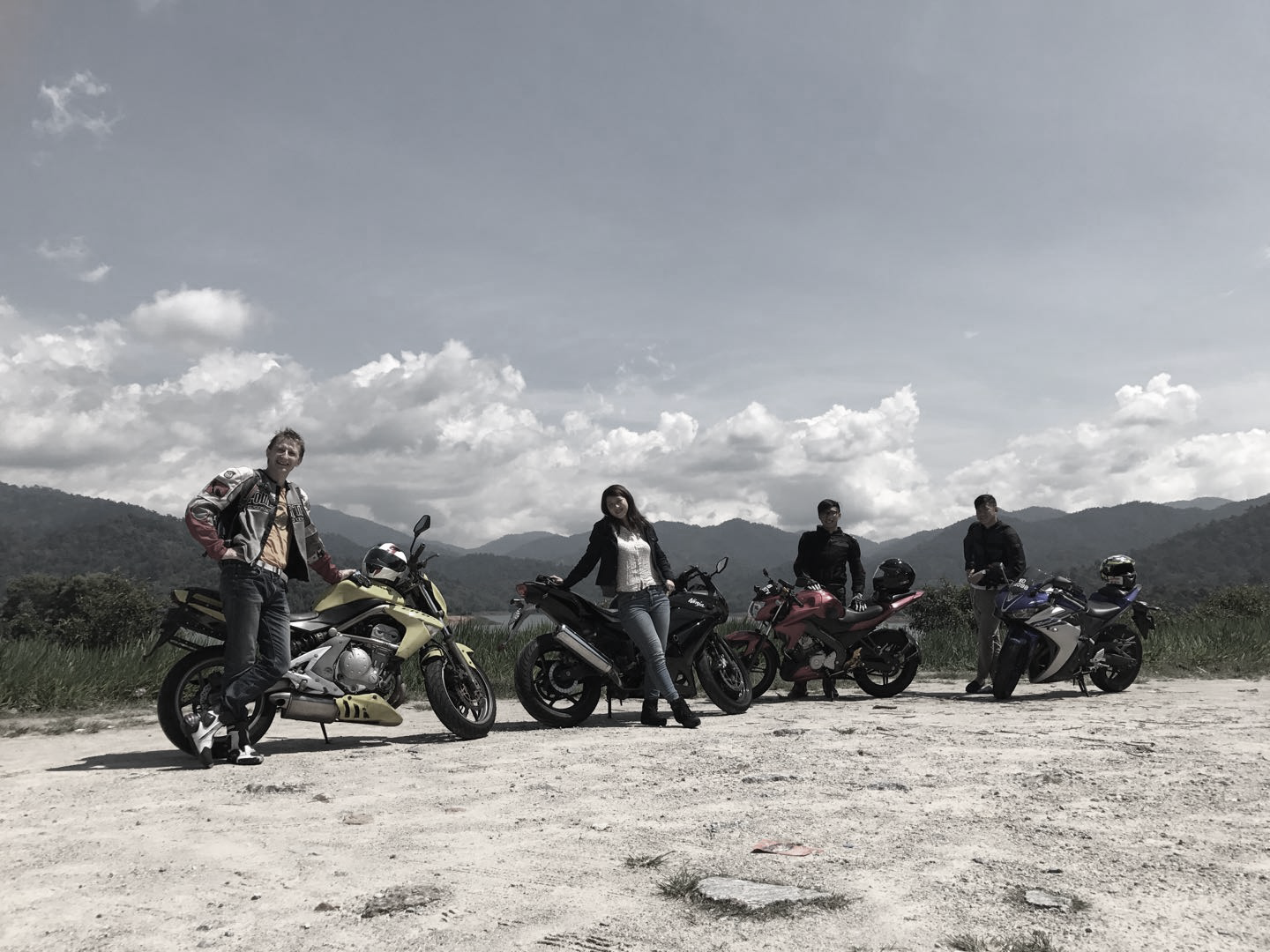 Ride Motorbike at Malaysia