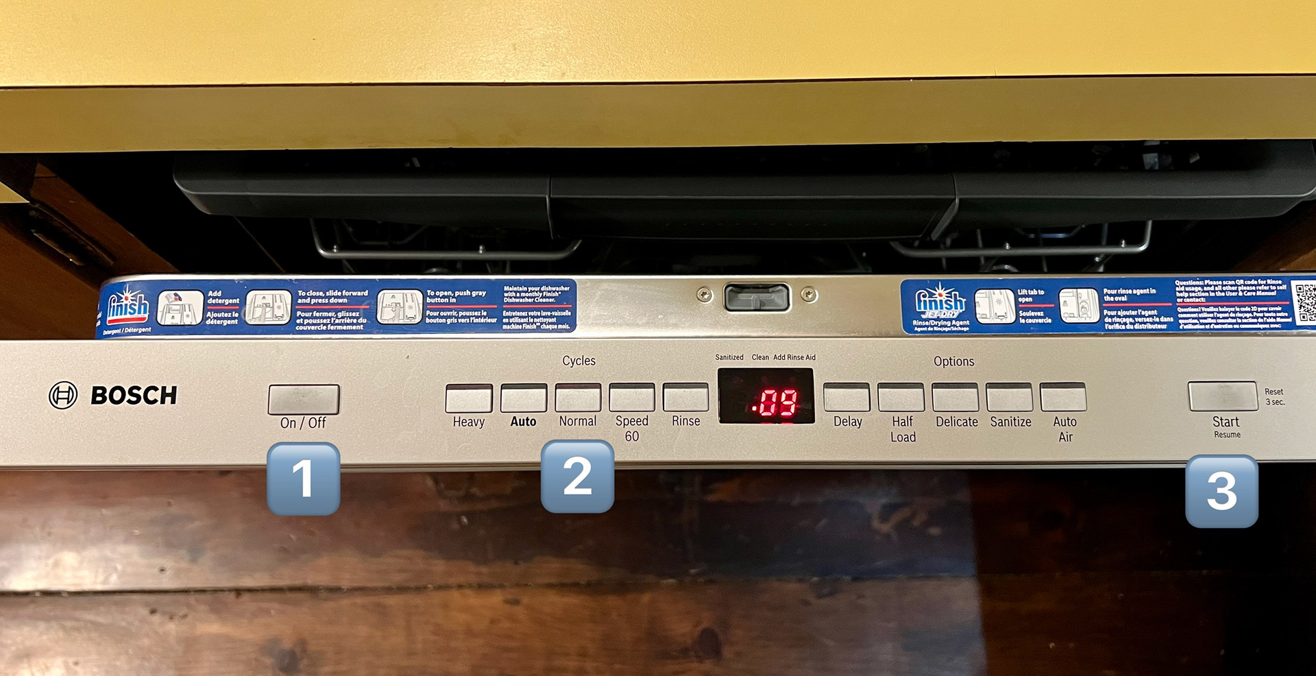 Dishwasher Steps