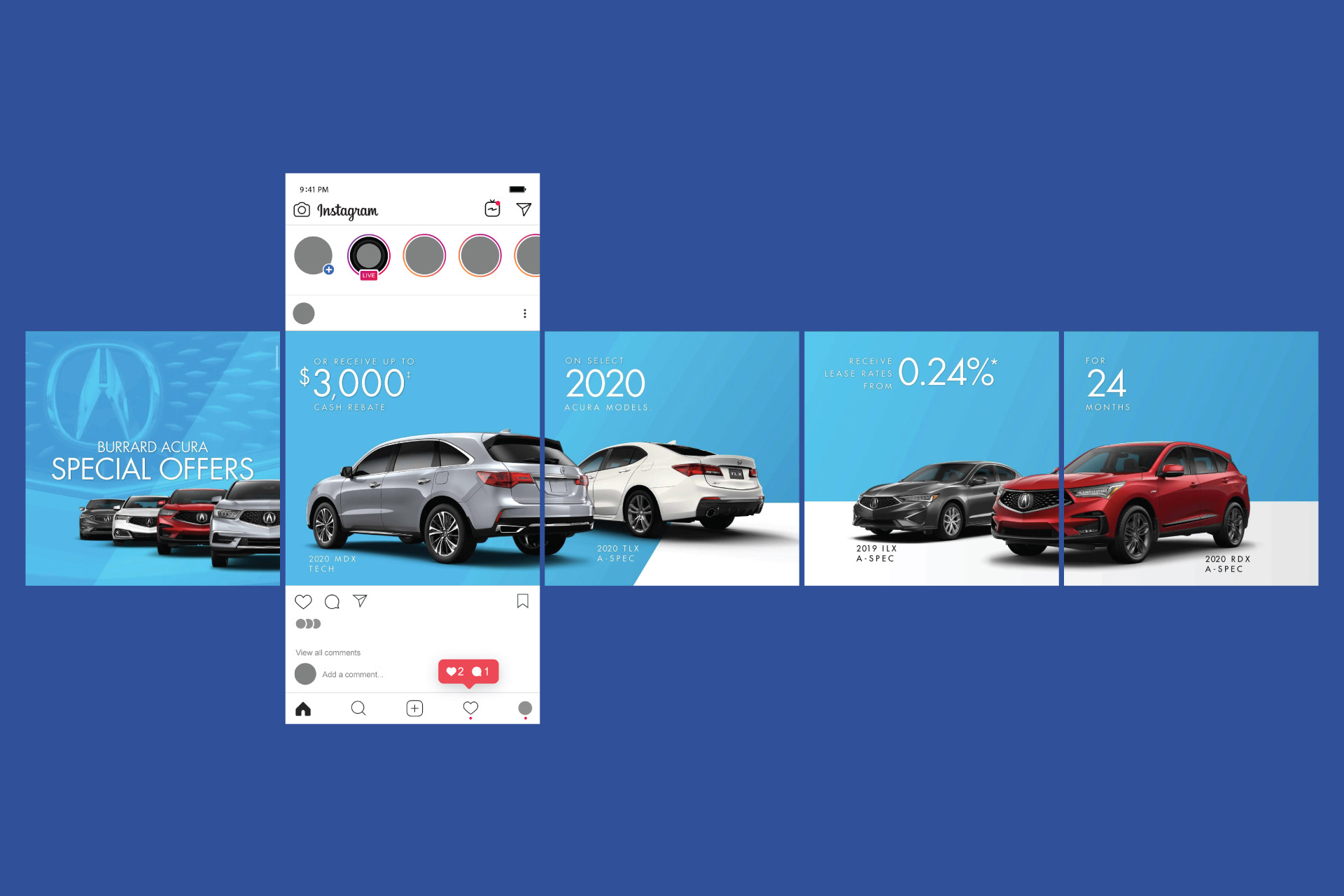 Social Graphic Design // Acura