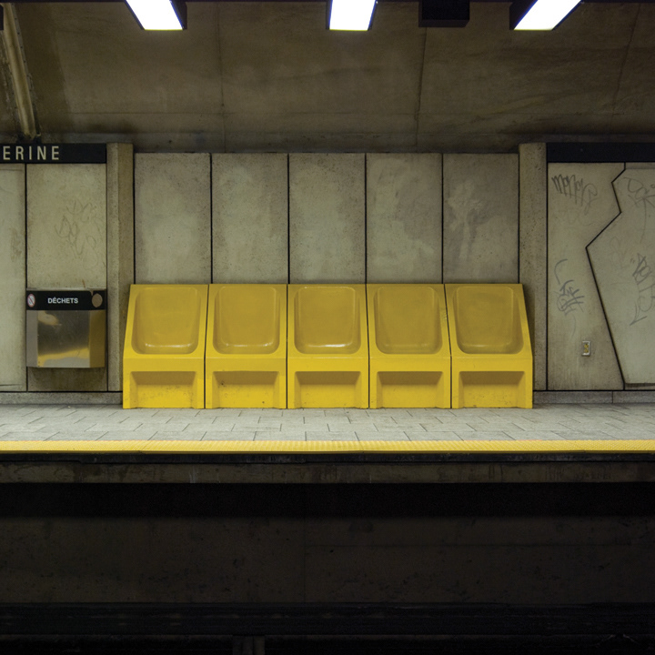 Côte Ste-Catherine Station, 2009, 21" x 21", digital print