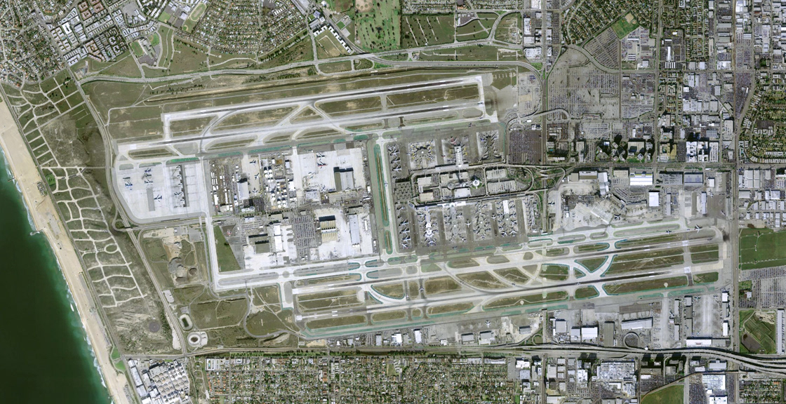 Los Angeles International Airport, Los Angeles, USA, 2007, 44.8” x 22.1”, digital print
