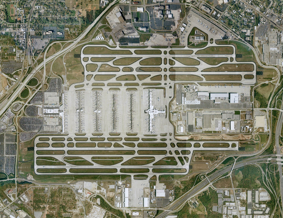 Hartsfield-Jackson Atlanta International Airport, Atlanta, USA, 2007, 37.4” x 28.7”, digital print