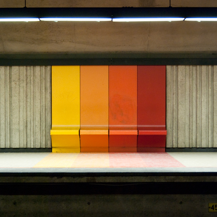 Villa Maria Station, 2009, 21" x 21", digital print