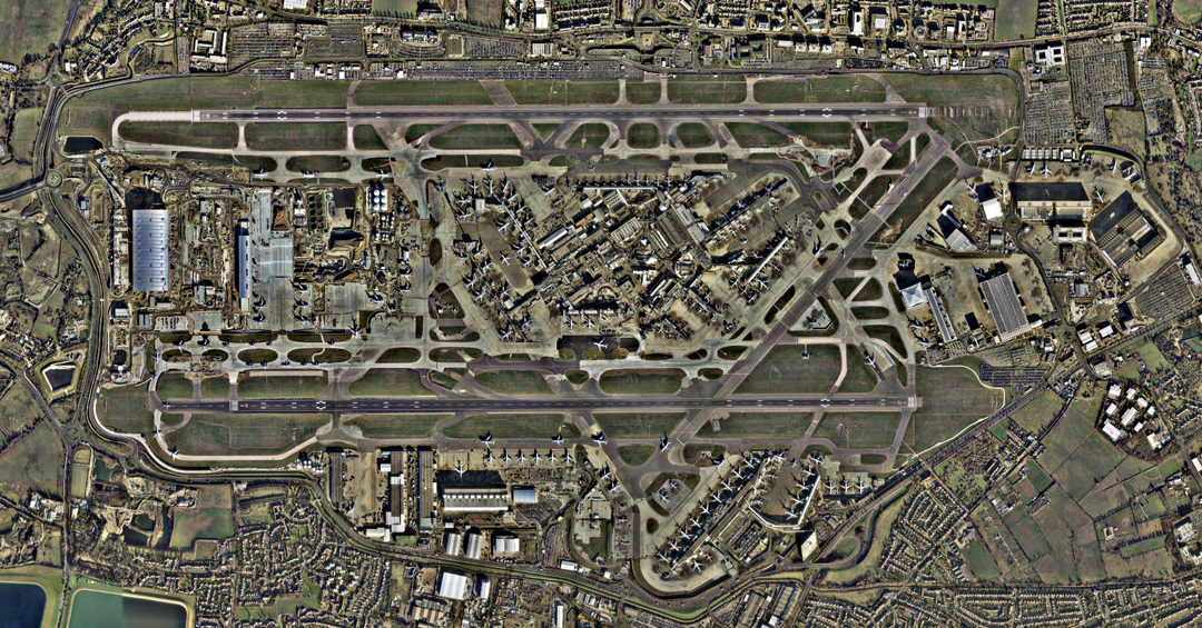 London Heathrow Airport, Greater London, UK, 2007, 44.5” x 23.1”, digital print