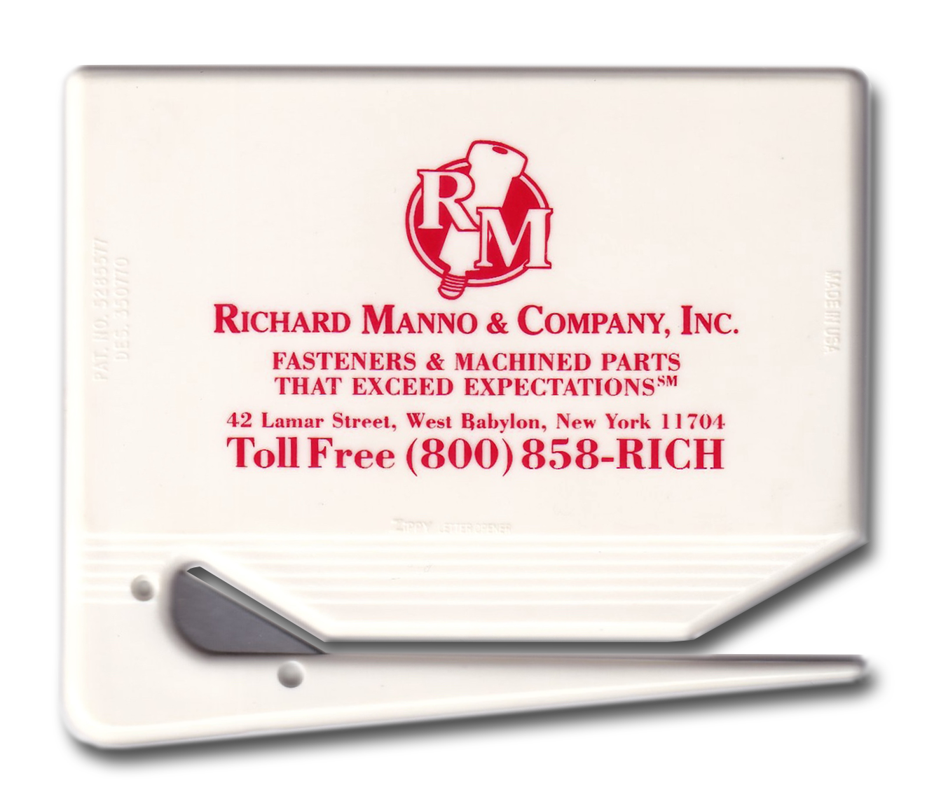 Letter opener for ad-agency client, 1997