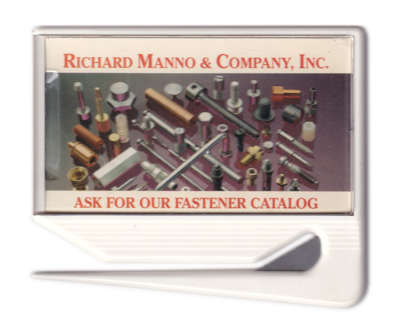 Letter opener for ad-agency client, 1997