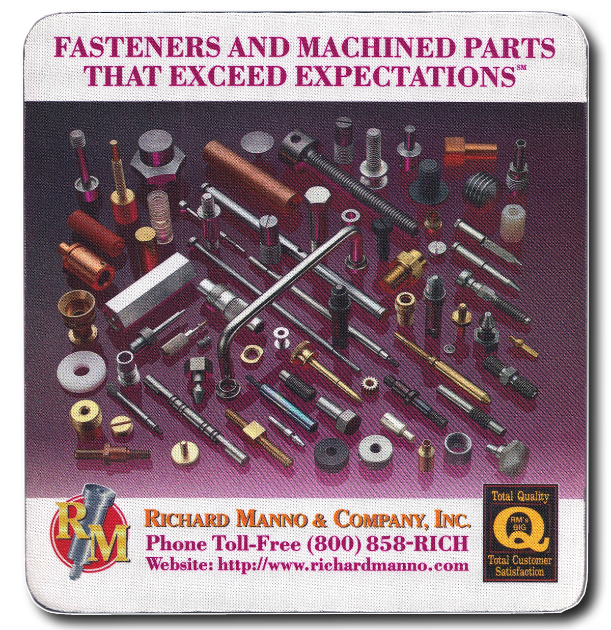 Mousepad for ad-agency client, 1997