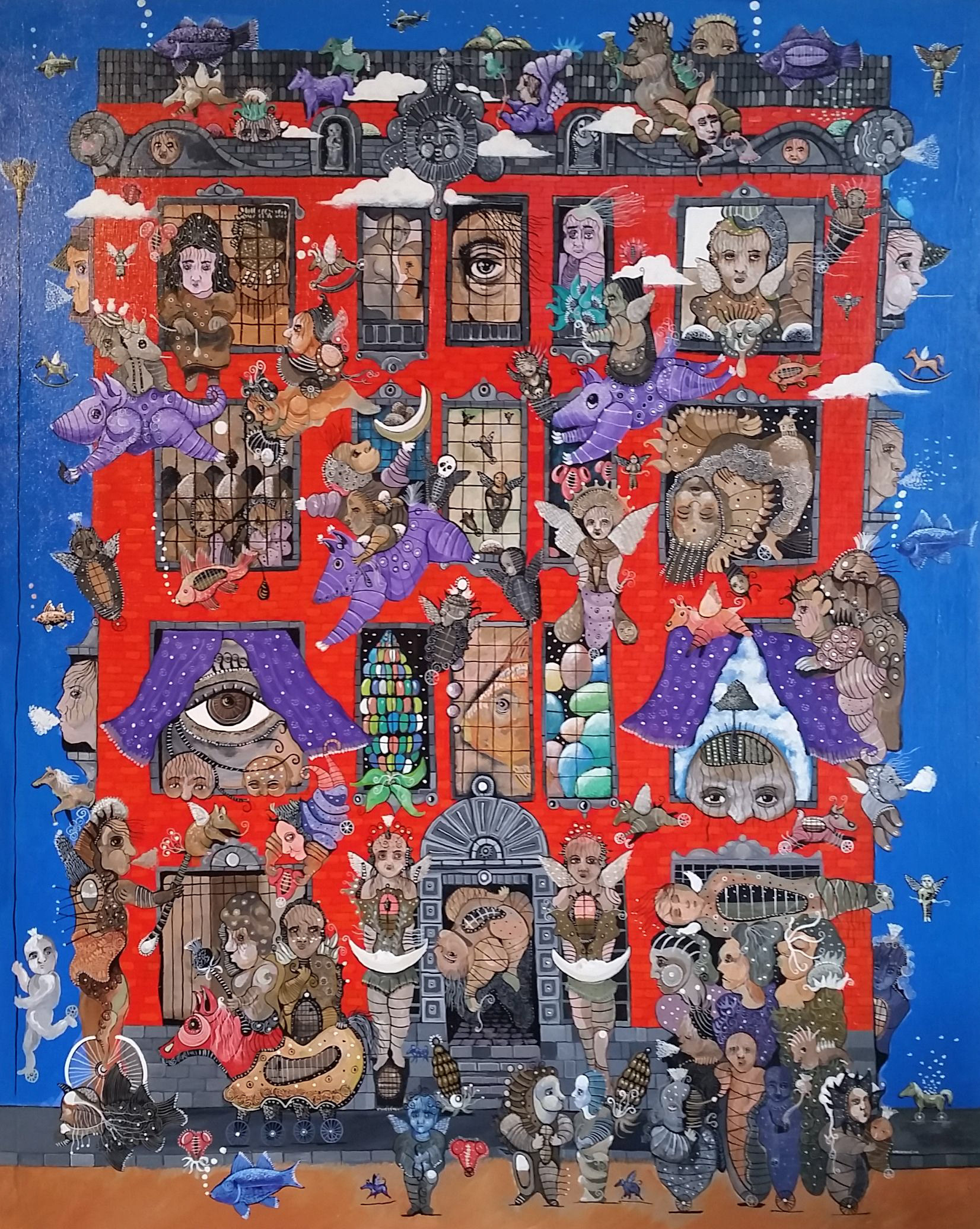 40”x 50” Acrylic on canvas