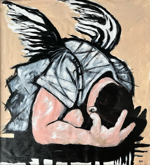 30”x 32” Acrylic on canvas