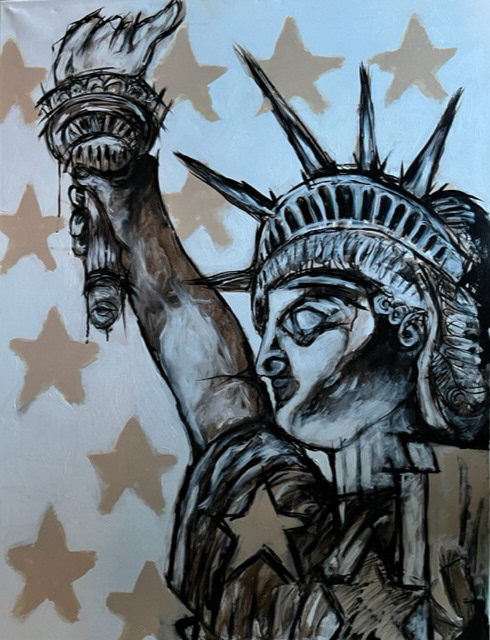 SOLD 30”x 40” Acrylic on canvas