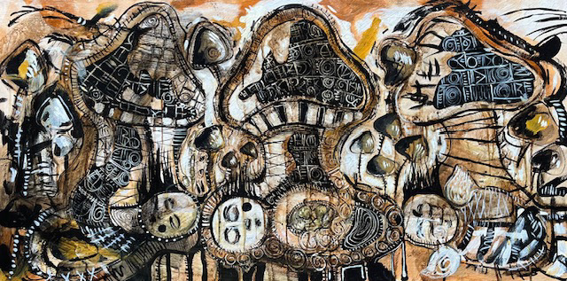40”x 20” Acrylic on canvas