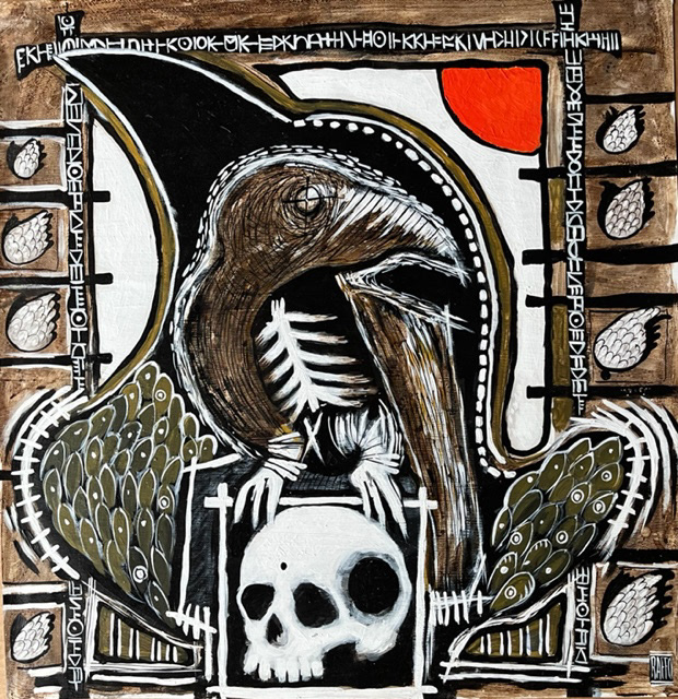 25”x 26” Acrylic on vinyl
