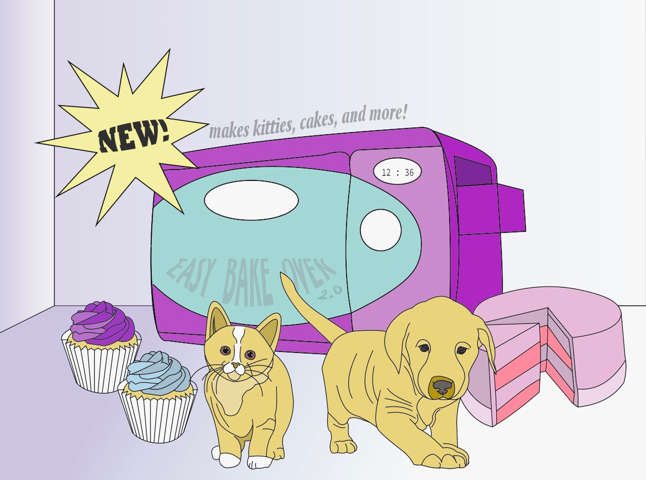 Easy Bake Fun - Adobe Illustrator