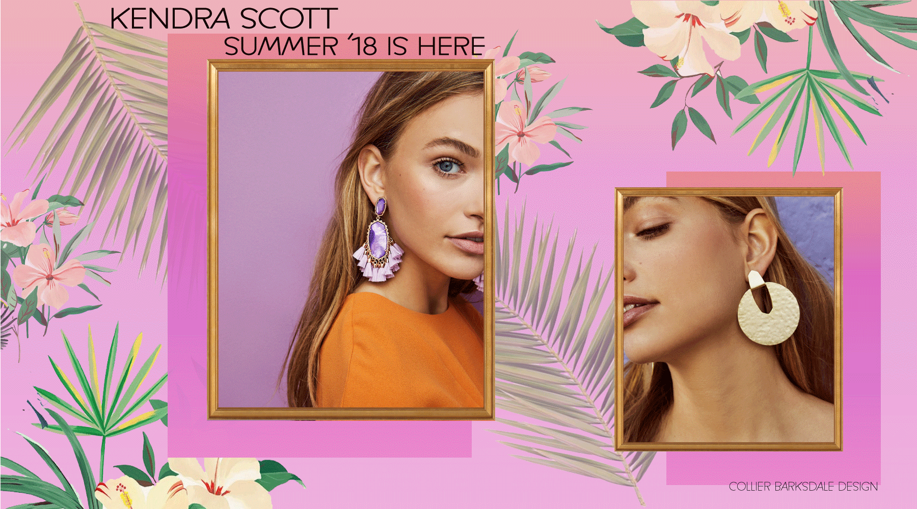 Website Design for KK Bloom Boutique - Adobe Photoshop & Illustrator