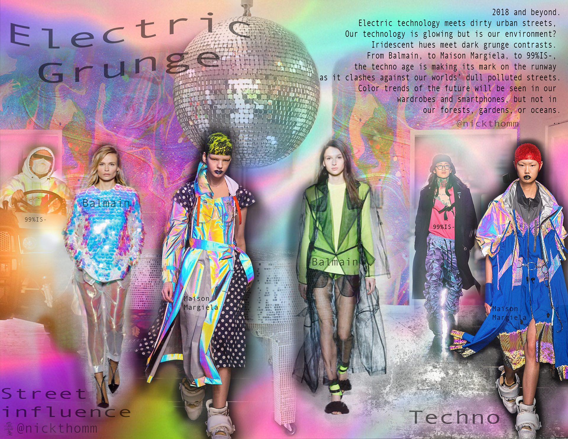 Zeitgeist Mood Board - Adobe Photoshop & Illustrator