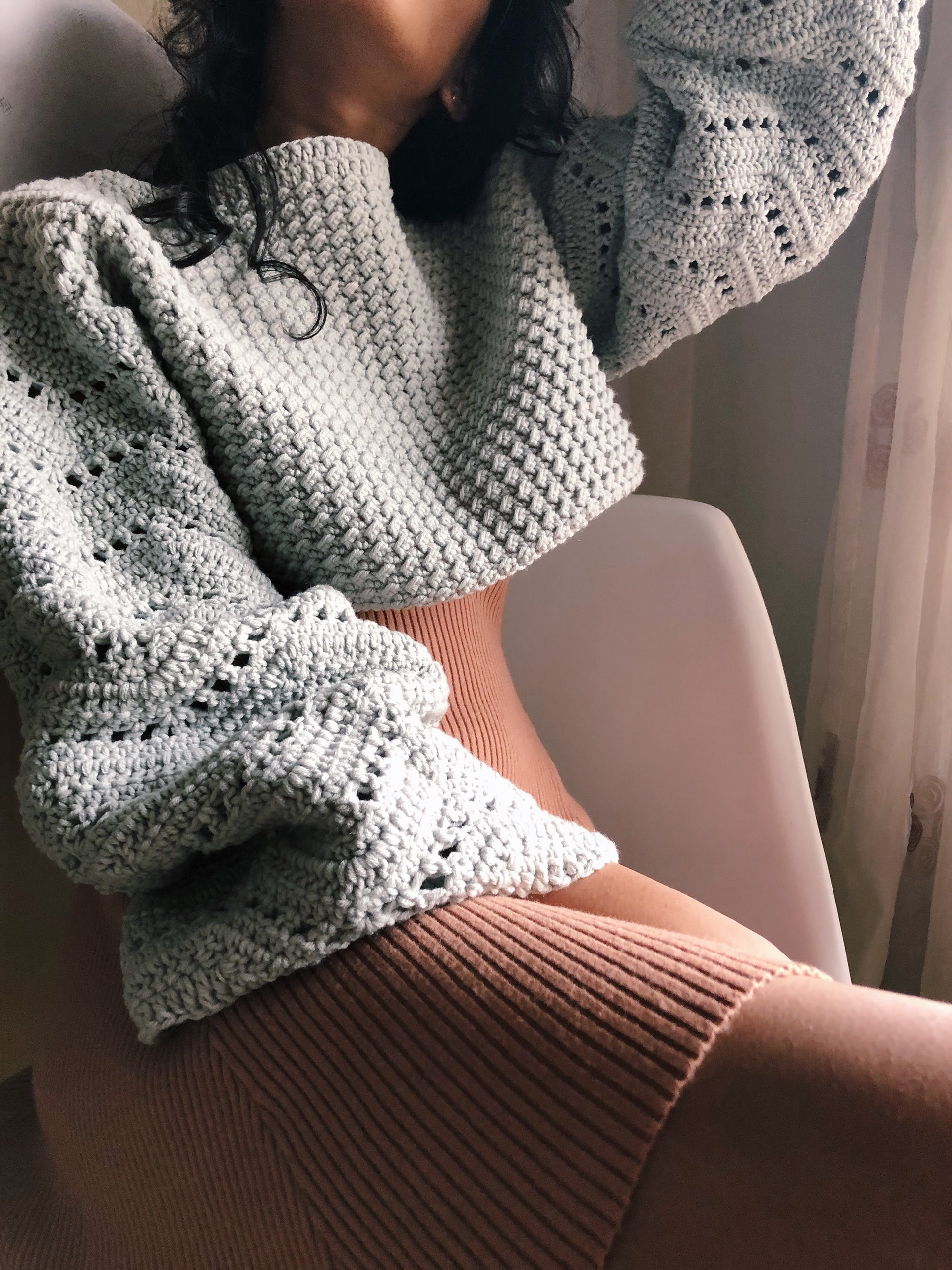 Ice Cream Soda Cropped Sweater