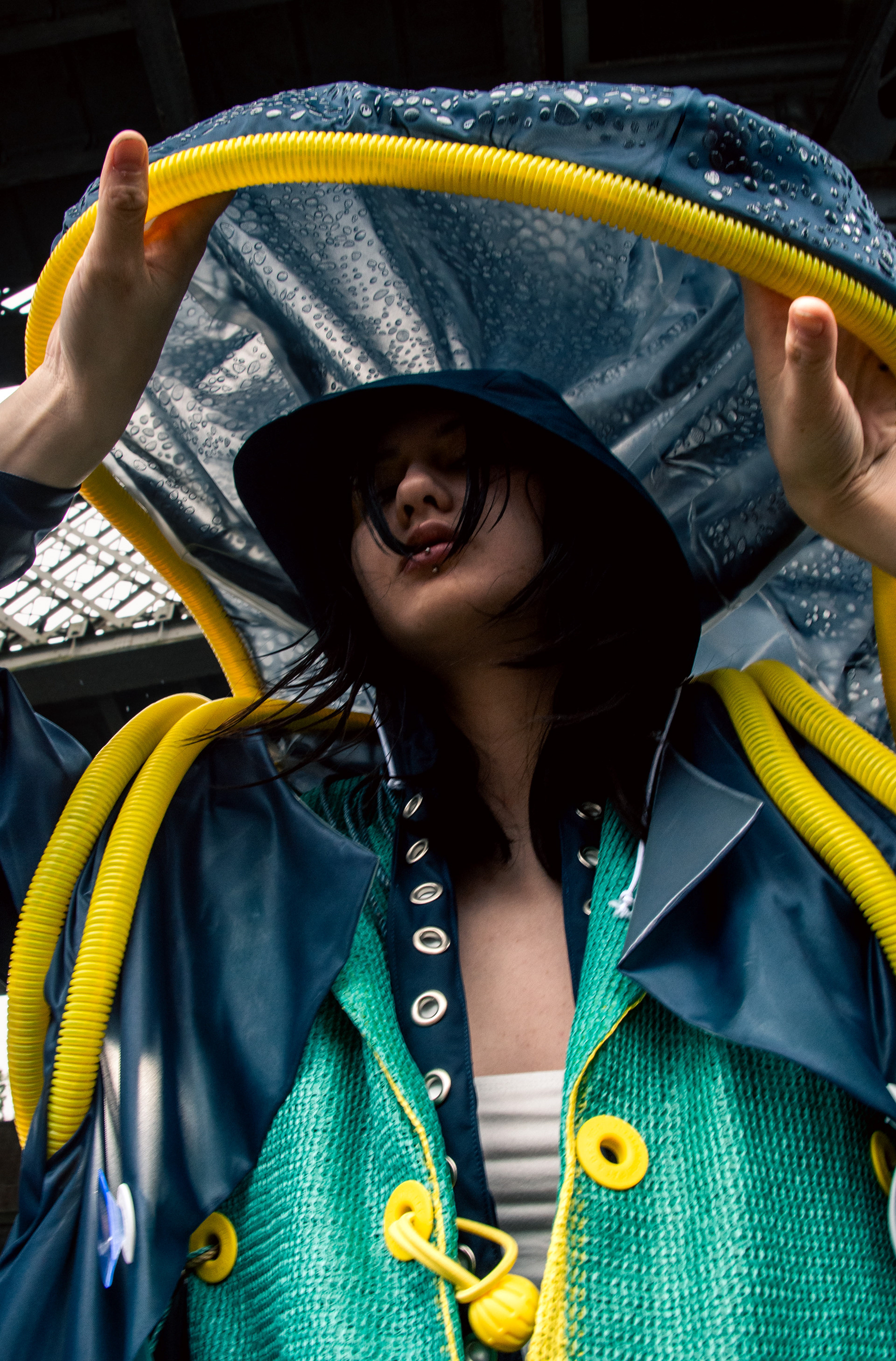 THE WET LOOK: WET THE RAINCOAT