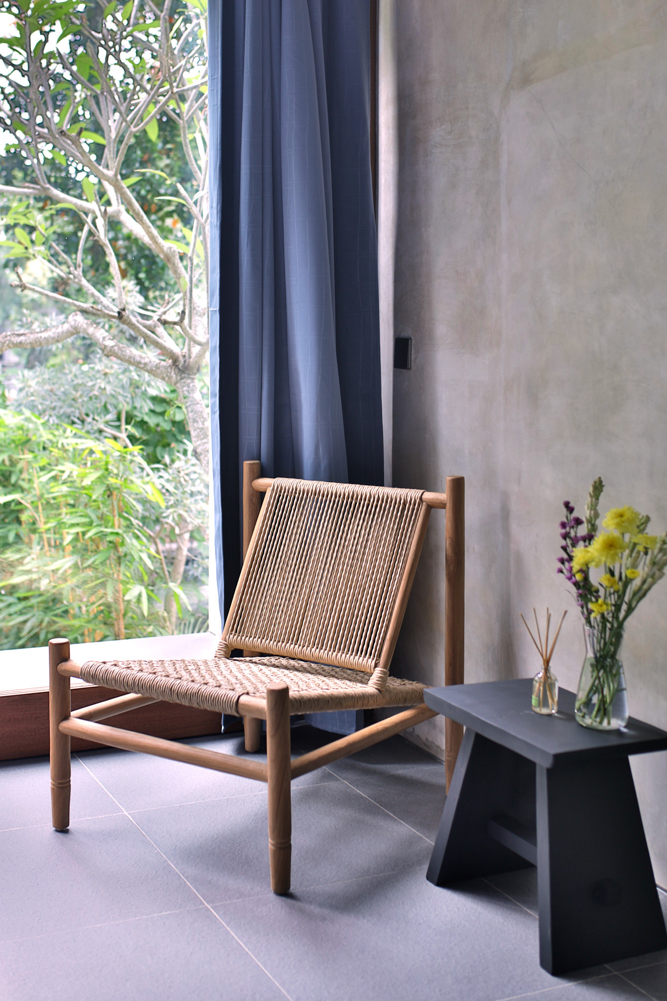 Private plunge pool and terrace at Lita Hytte Kedungu near Kedungu Beach