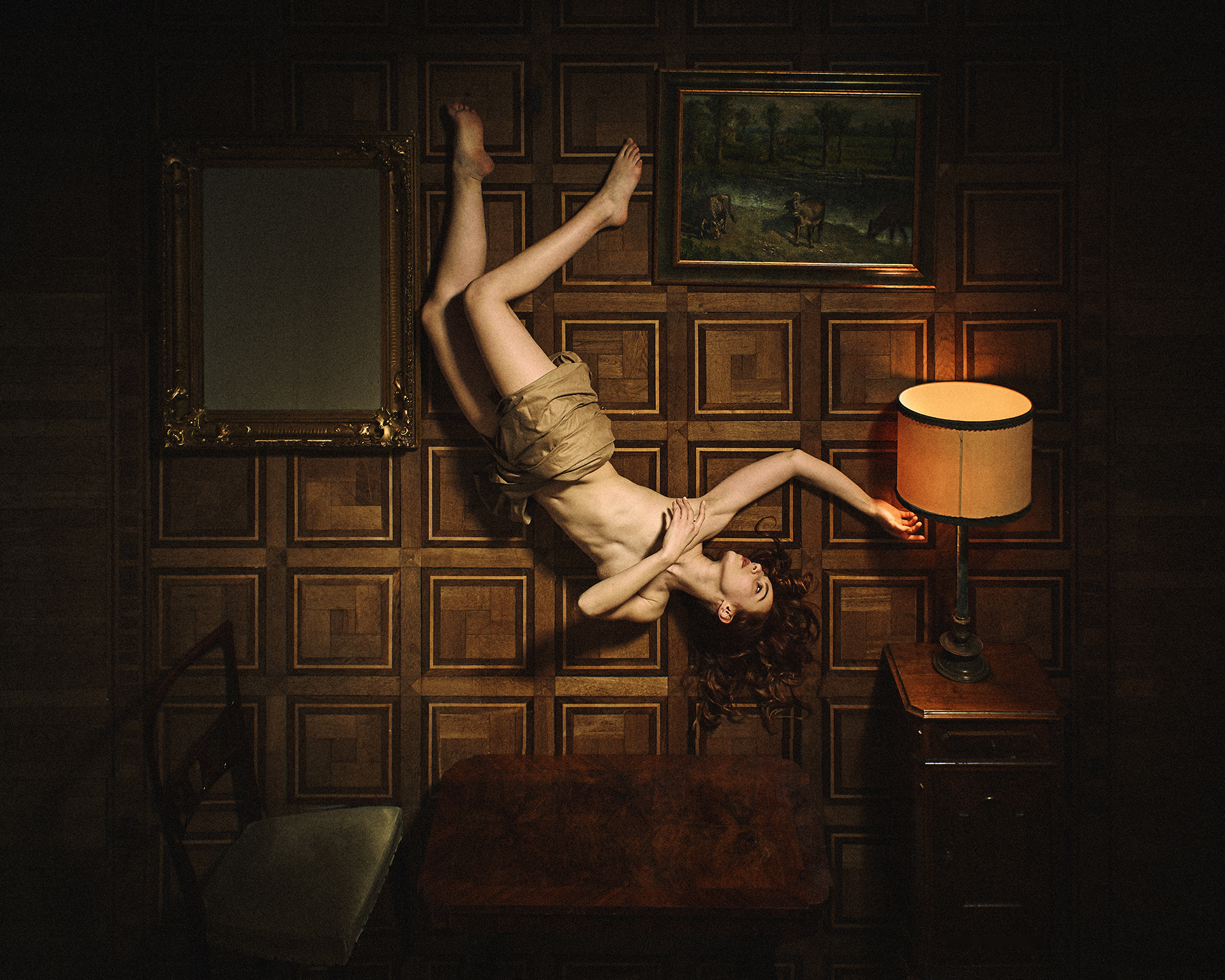 chiaroscuro upsidedown surreal illusione ottica