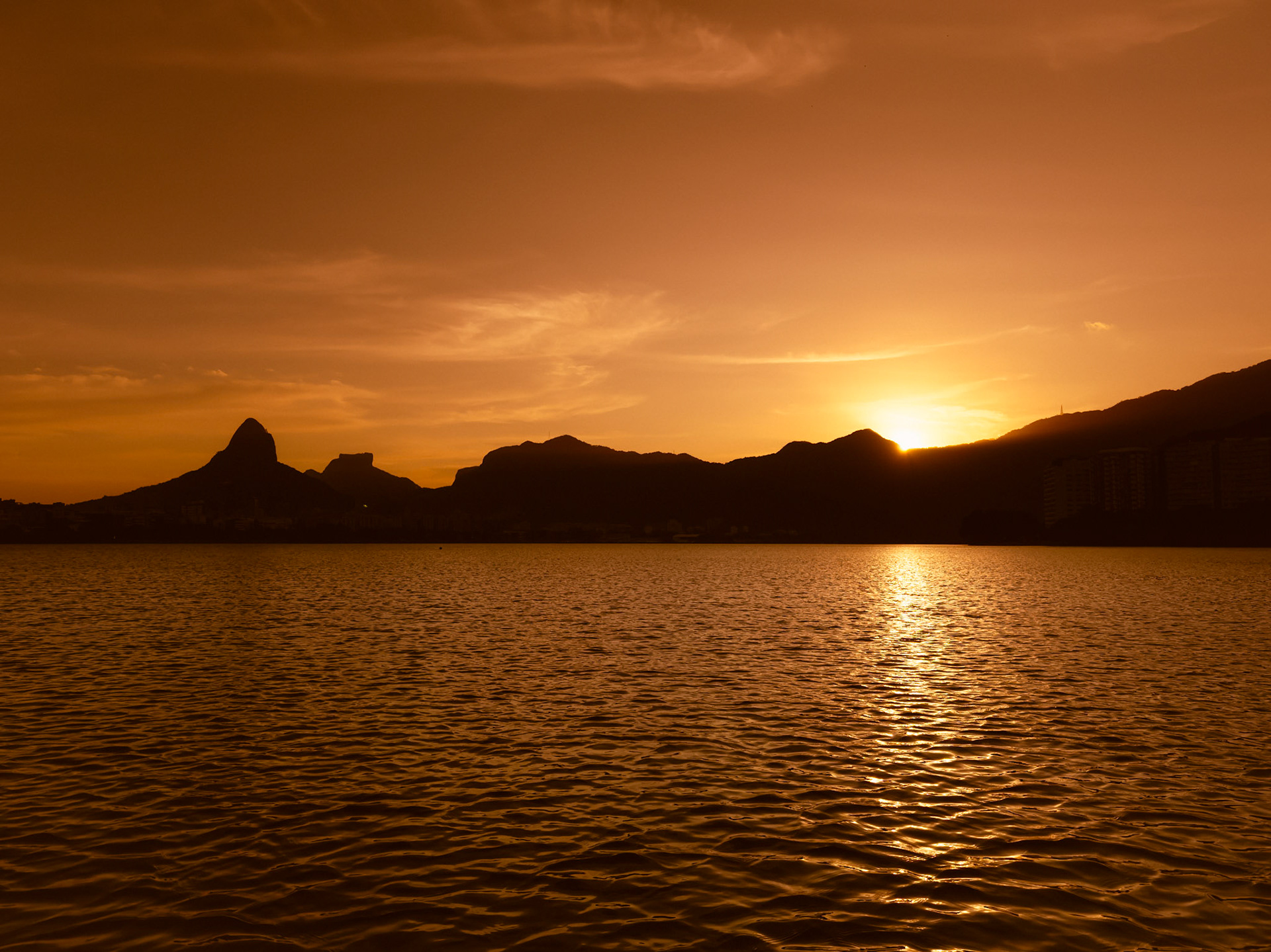 Sunset - Lago Rodrigo de Freitas, Rj