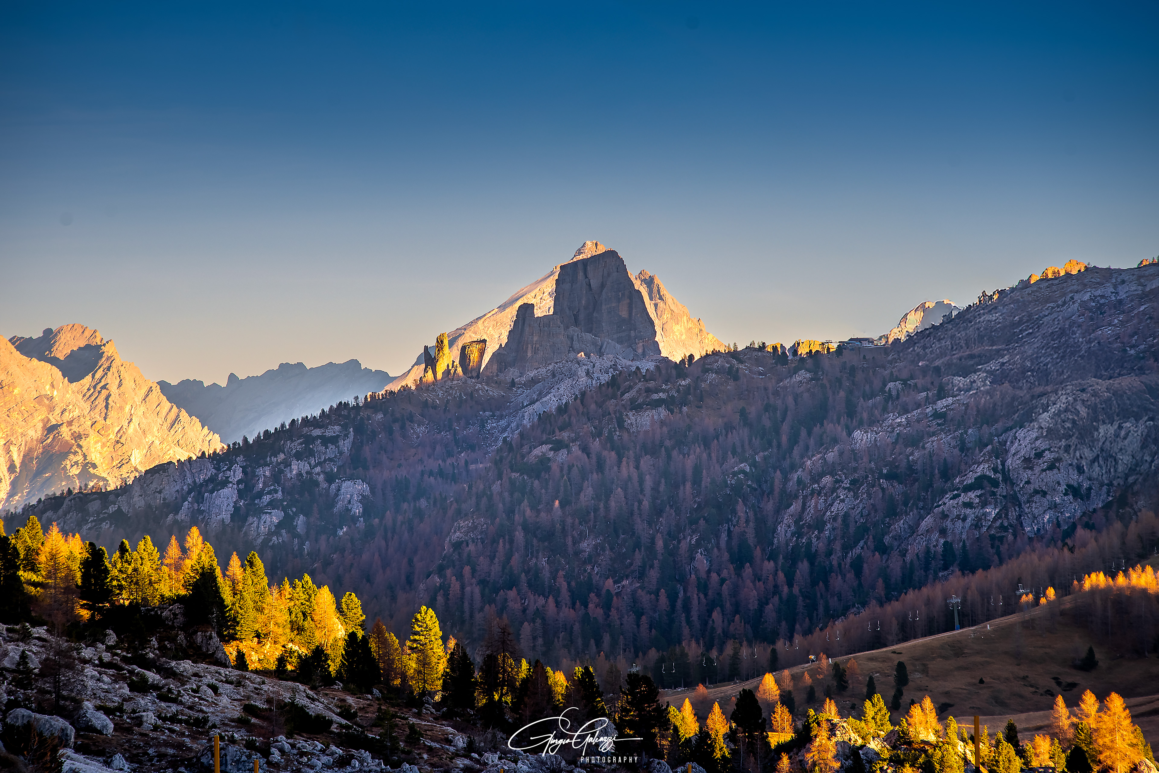 Allineamento 5 torri e Antelao