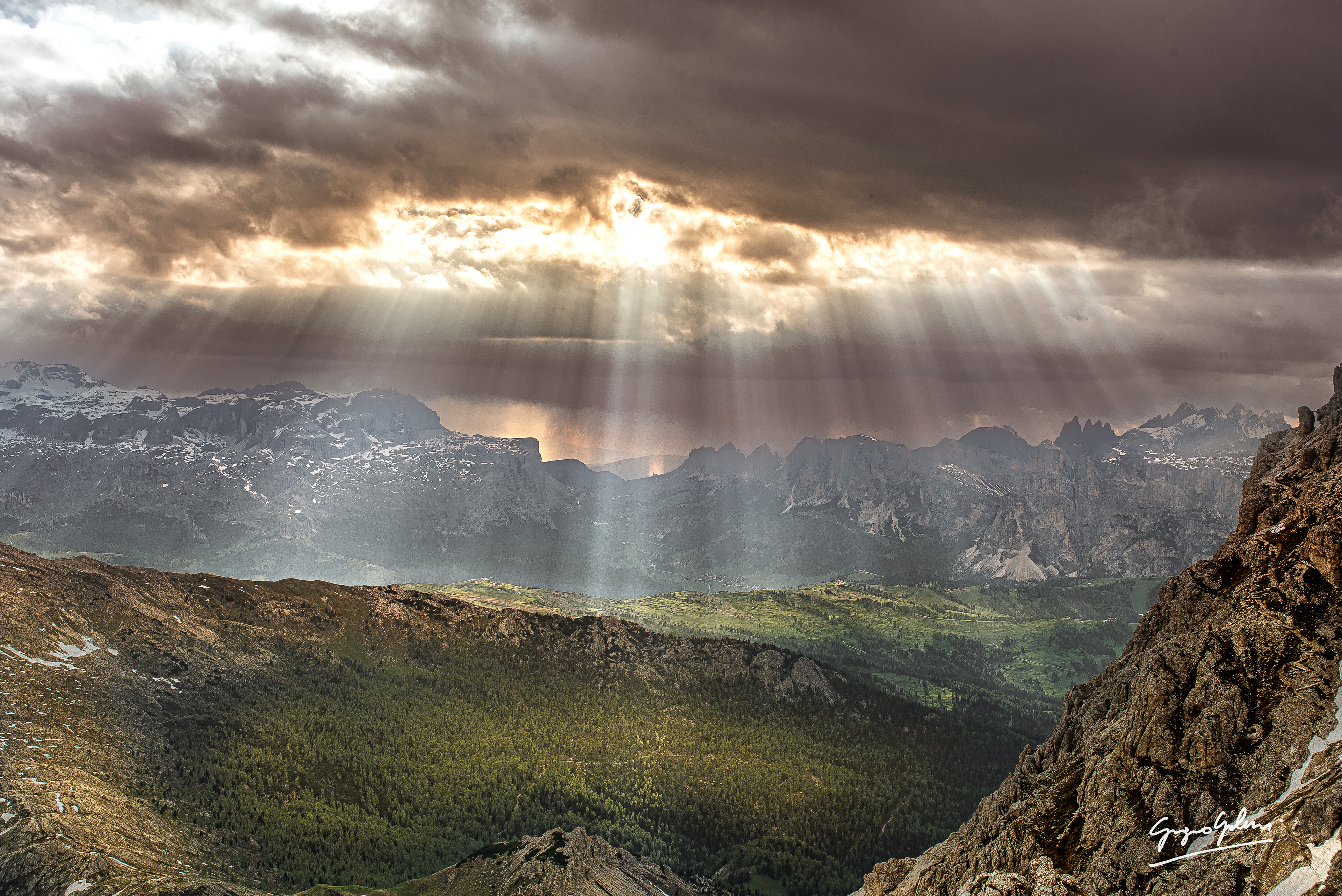 Raggi di Sole Col di Lana 
