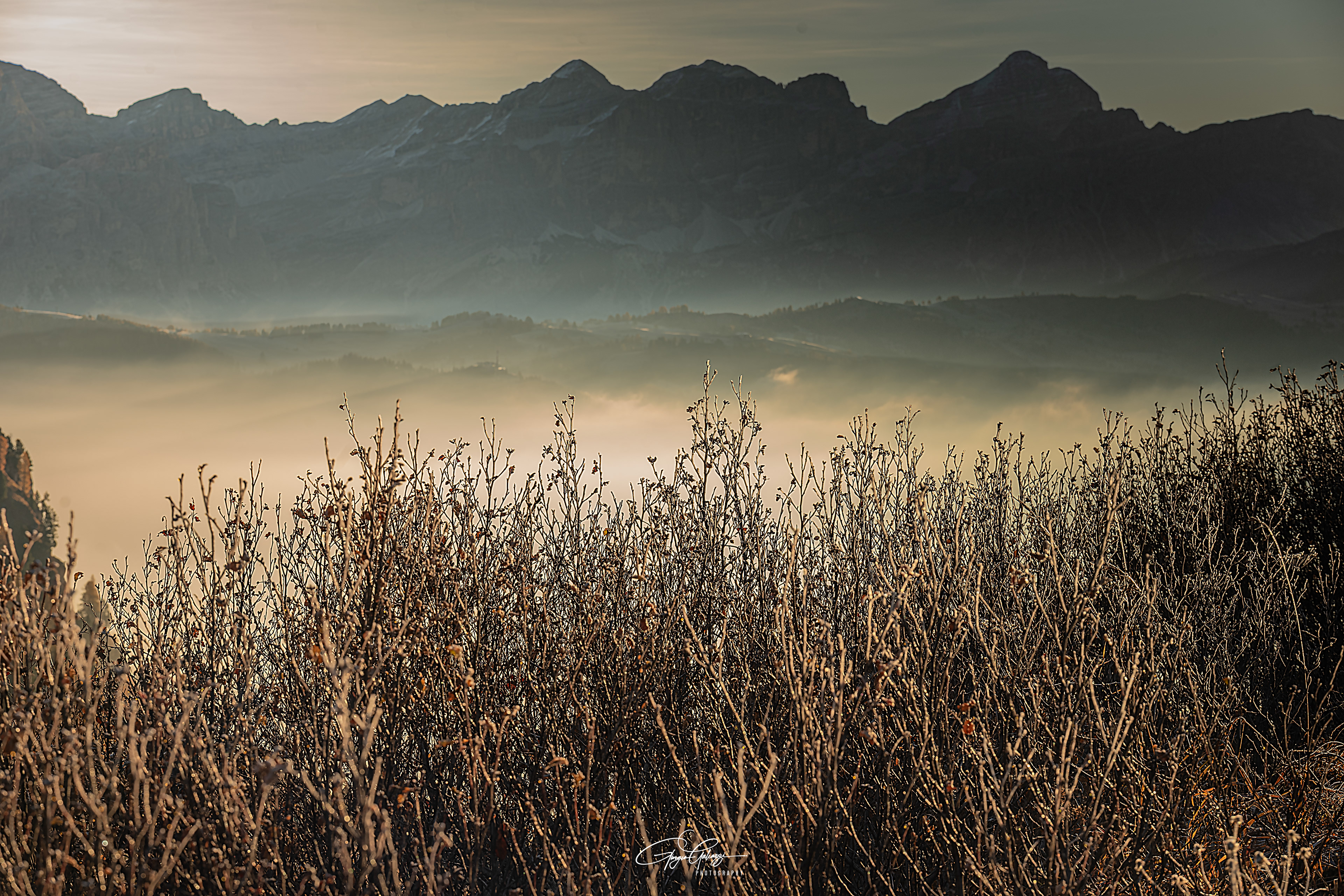 Alba a Passo Gardena