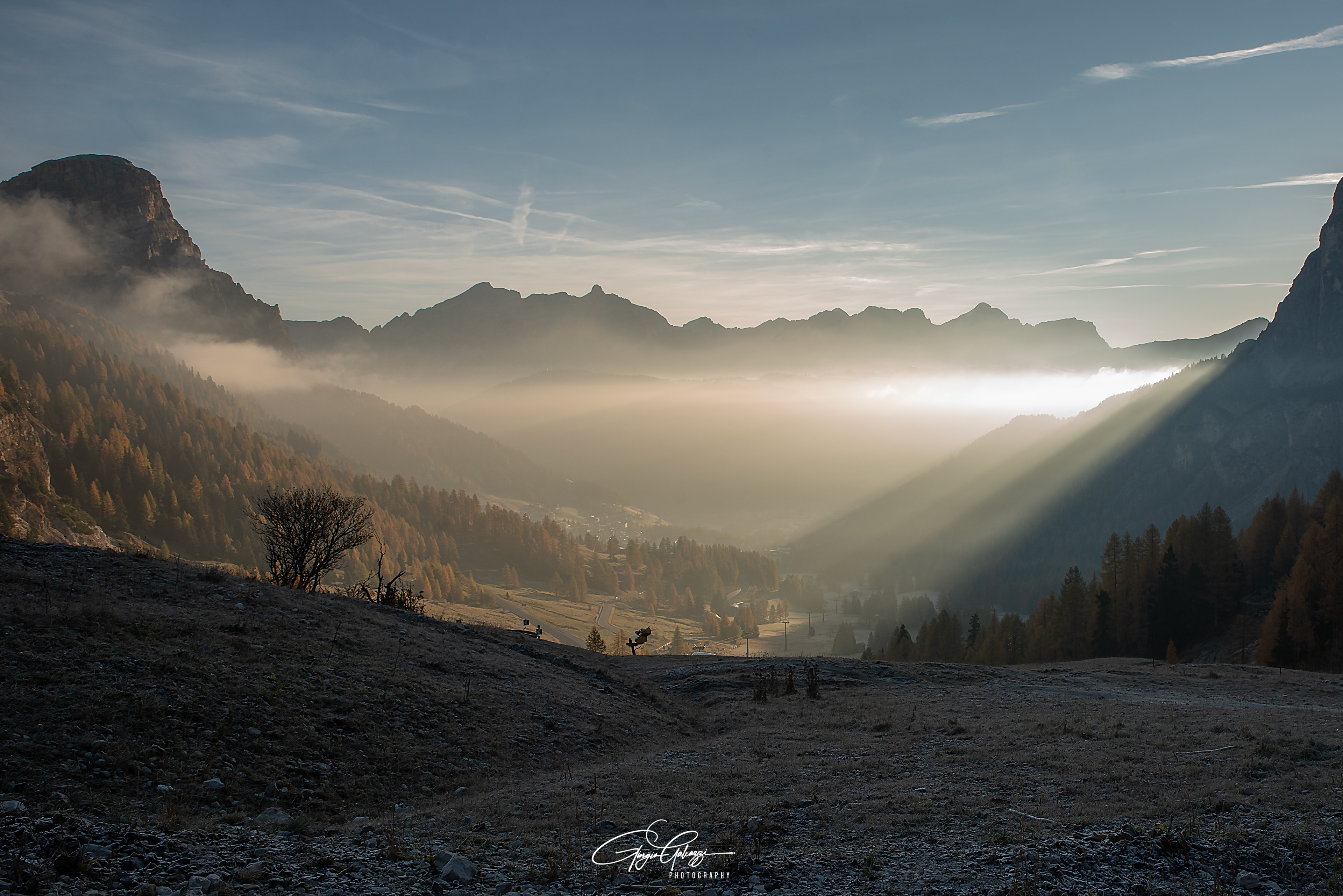 Alba a Passo Gardena
