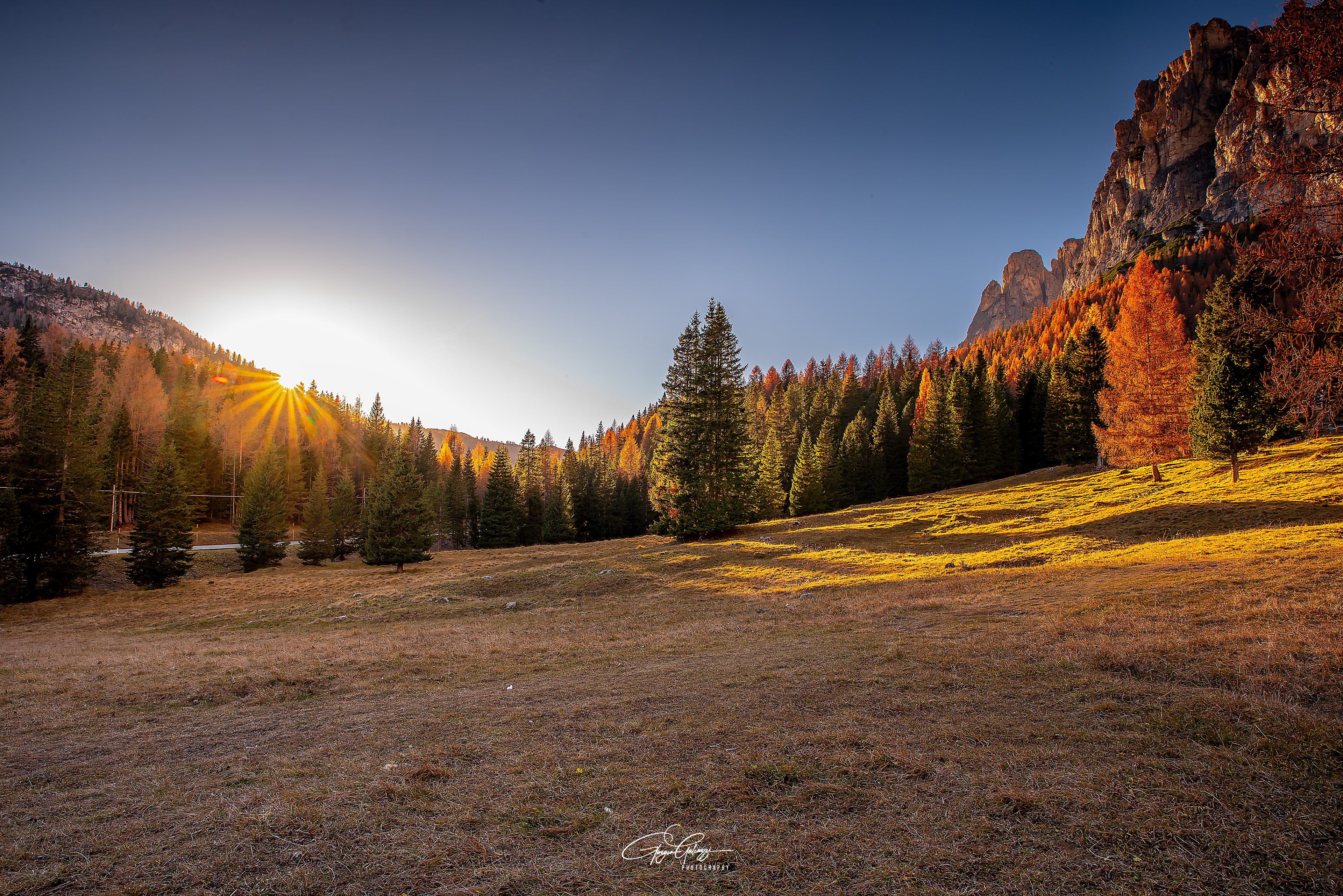 Tramonto a Col gallina