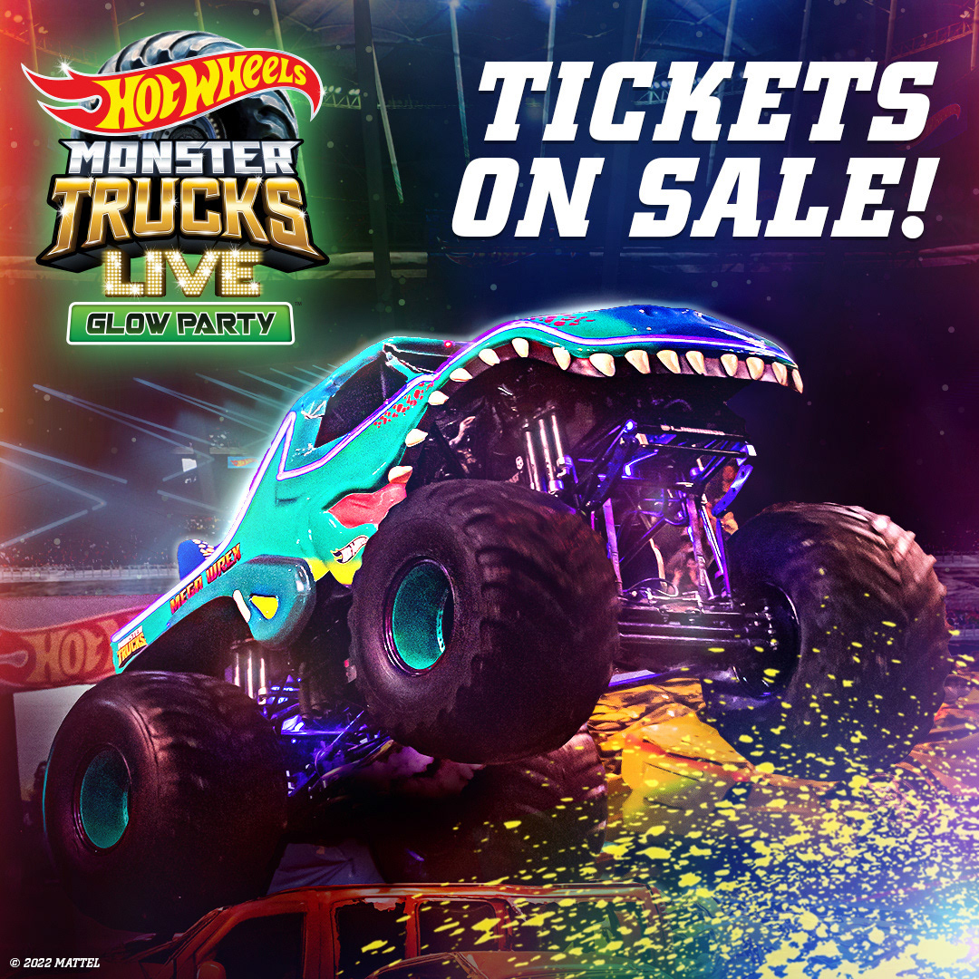 Bilhetes HOT WHEELS MONSTER TRUCKS LIVE GLOW PARTY