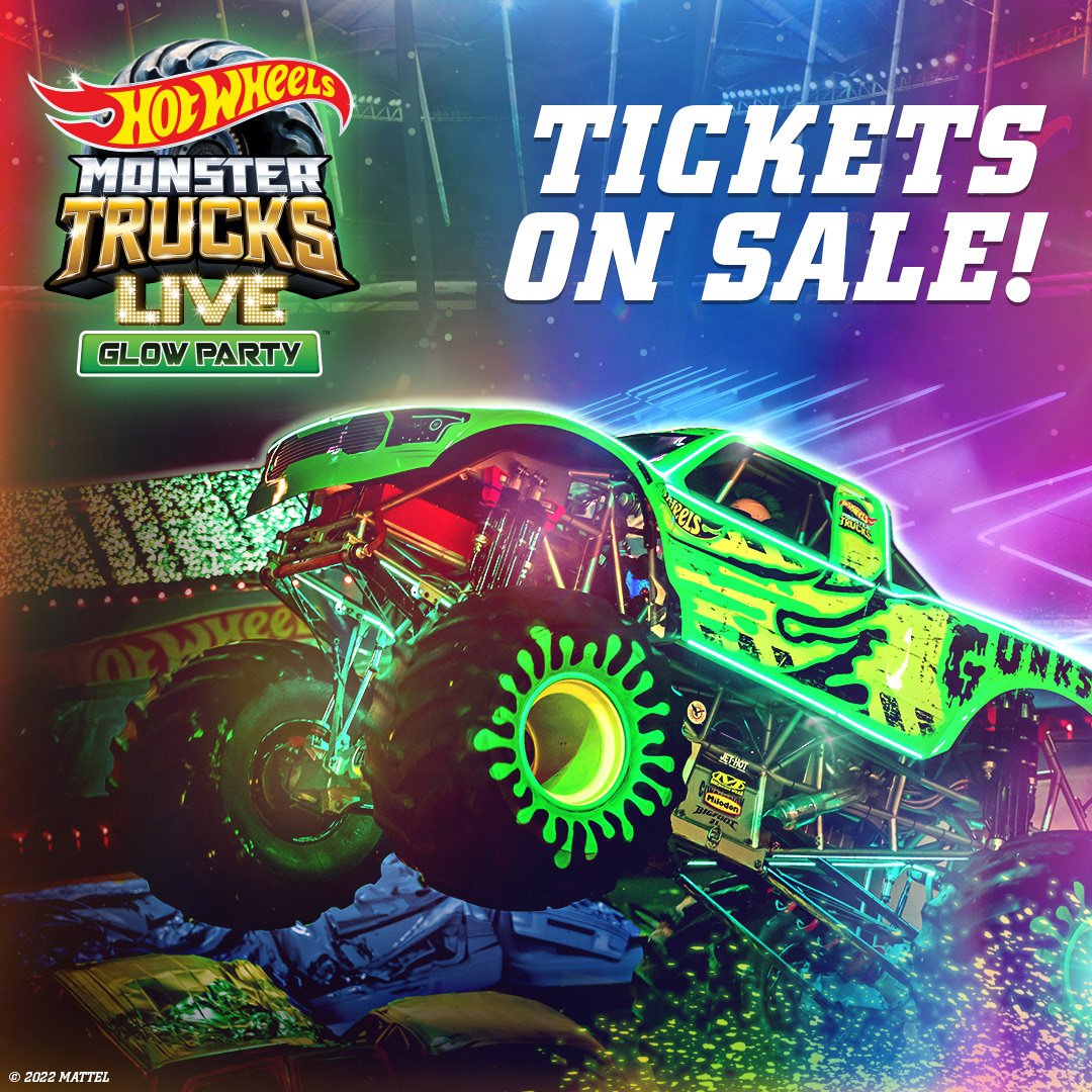 Bilhetes HOT WHEELS MONSTER TRUCKS LIVE GLOW PARTY